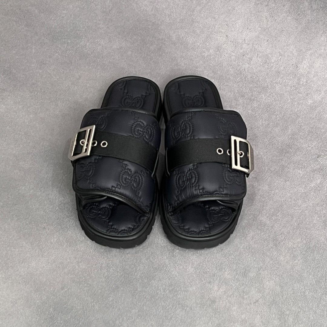 Gucci Gucci Casual Black Sandals 7 Men Size US 7 / EU 40 - 7 Thumbnail
