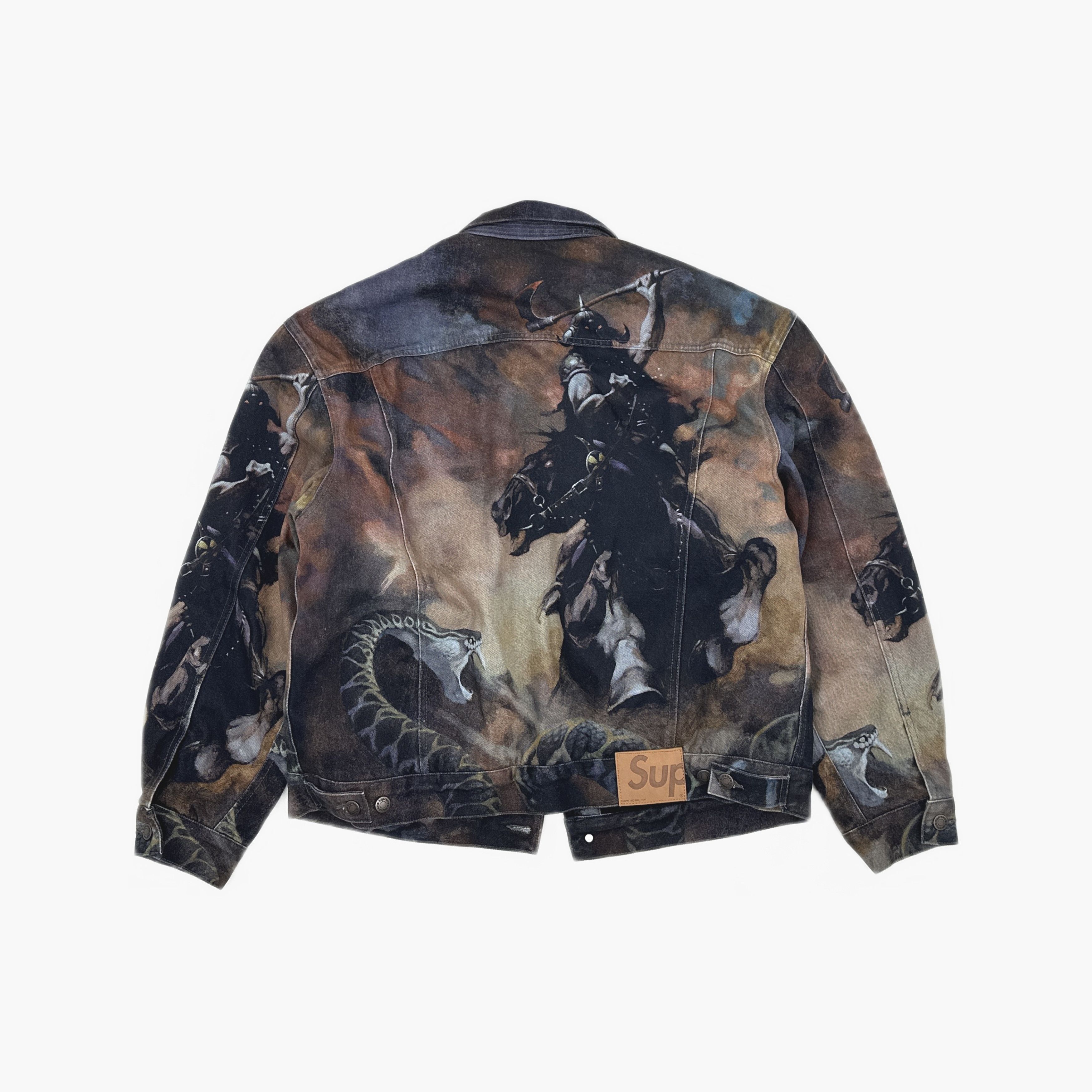 Supreme Supreme Frank Frazetta Graphic Trucker Jacket L Size US L / EU 52-54 / 3 - 3 Thumbnail