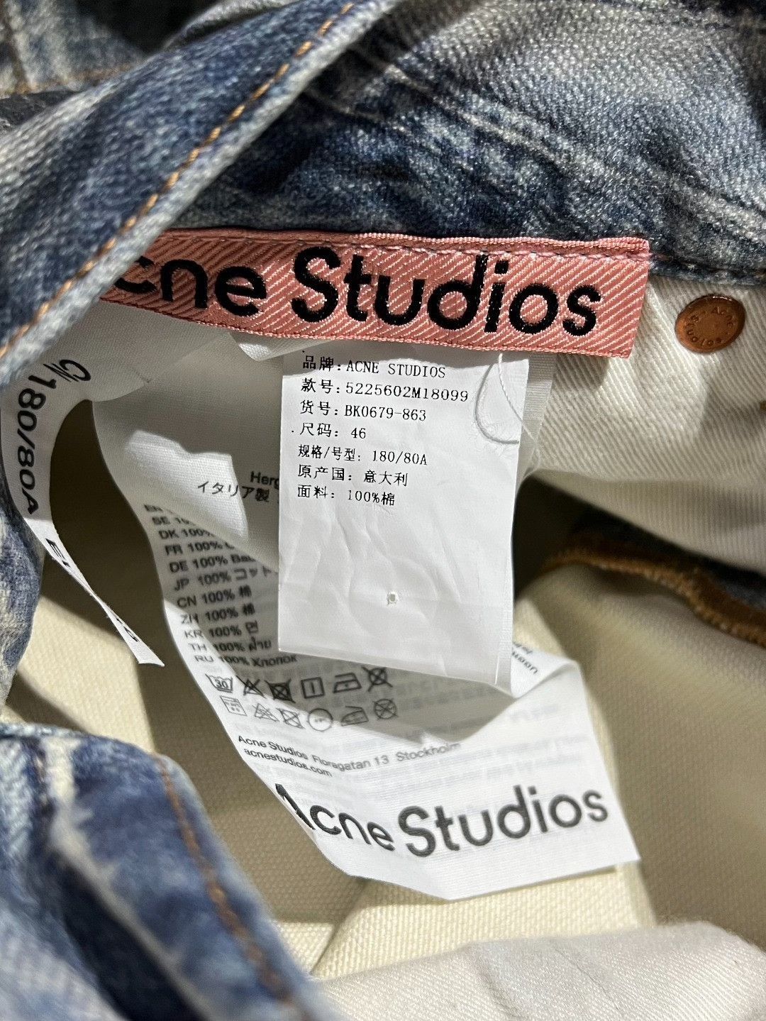 Acne Studios Acne Studios Denim Cotton Denim Jeans 32 Men Size US 32 / EU 48 - 8 Thumbnail