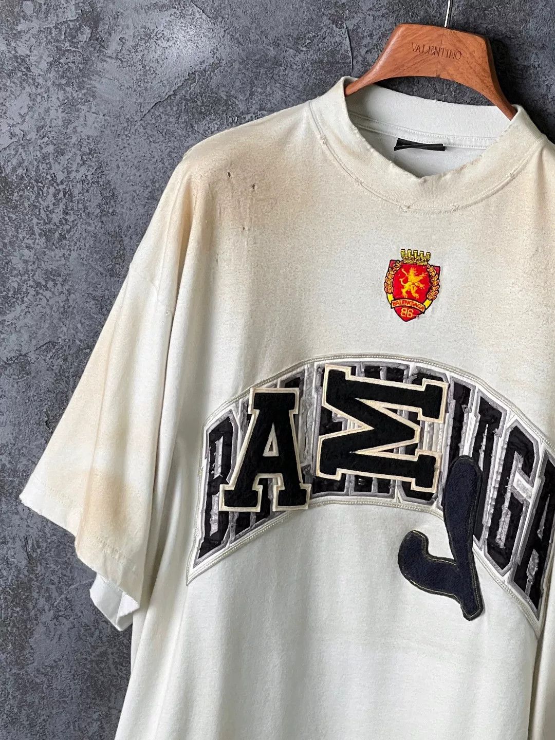 Balenciaga Balenciaga Cotton Embroidered T-Shirt m Men Size US M / EU 48-50 / 2 - 4 Thumbnail