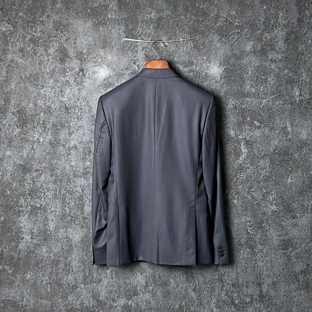 Versace Versace Wool Gray Suit 40r Men Size 40R - 2 Thumbnail
