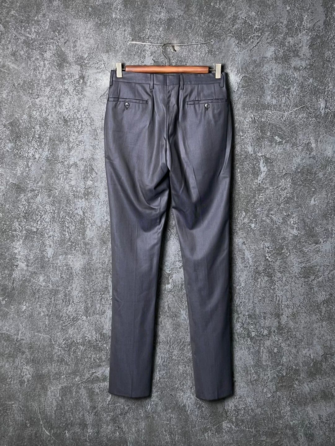 Versace Versace Wool Gray Suit 40r Men Size 40R - 6 Thumbnail