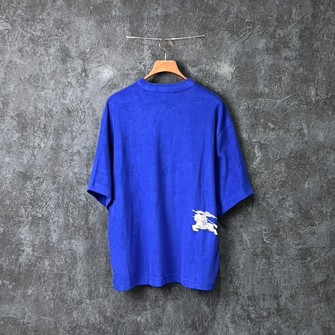 Burberry Burberry Cotton Blue T-Shirt xs Men Size US XS / EU 42 / 0 - 2 Thumbnail