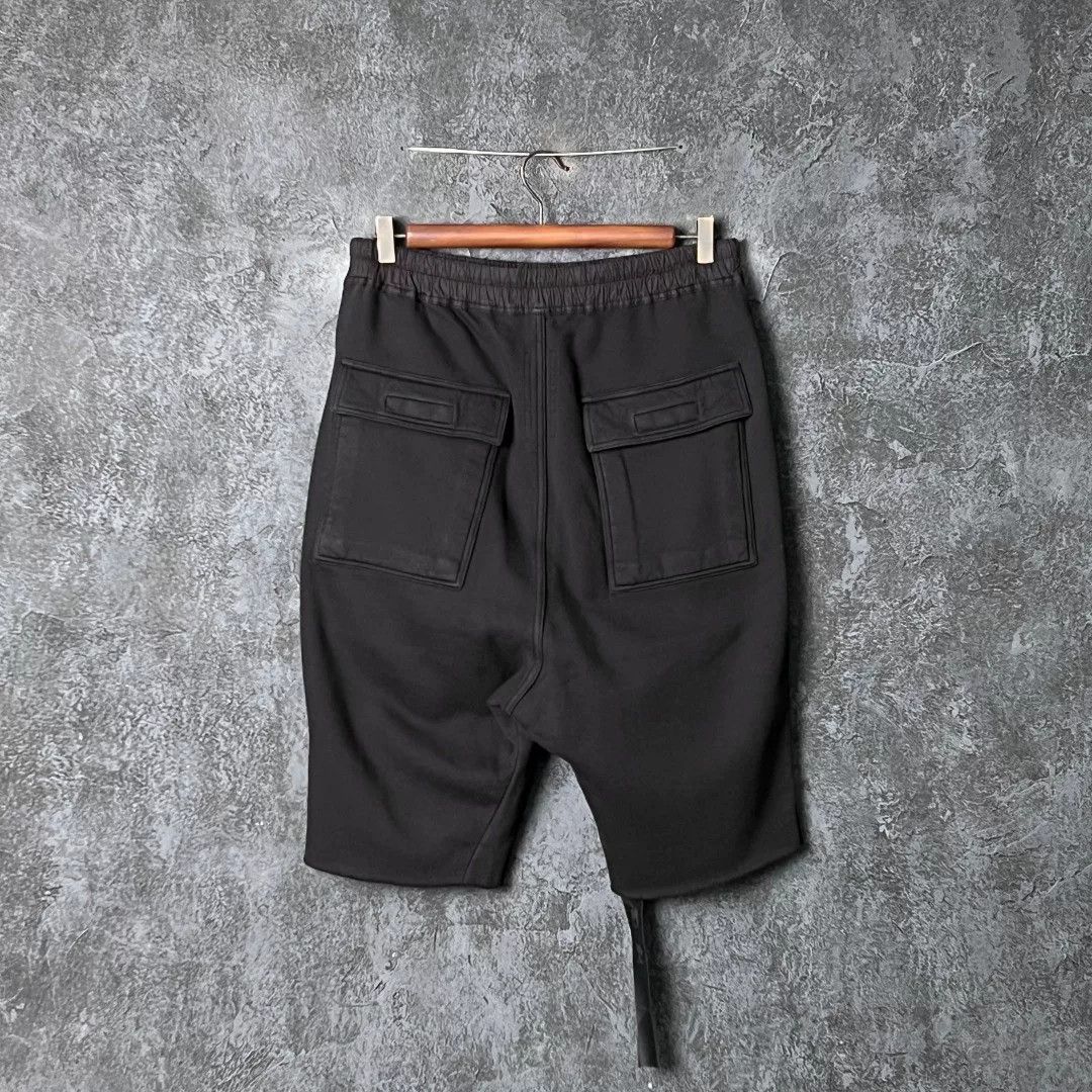 Rick Owens Rick Owens Cotton Black Shorts 34 Men Size US 34 / EU 50 - 2 Thumbnail