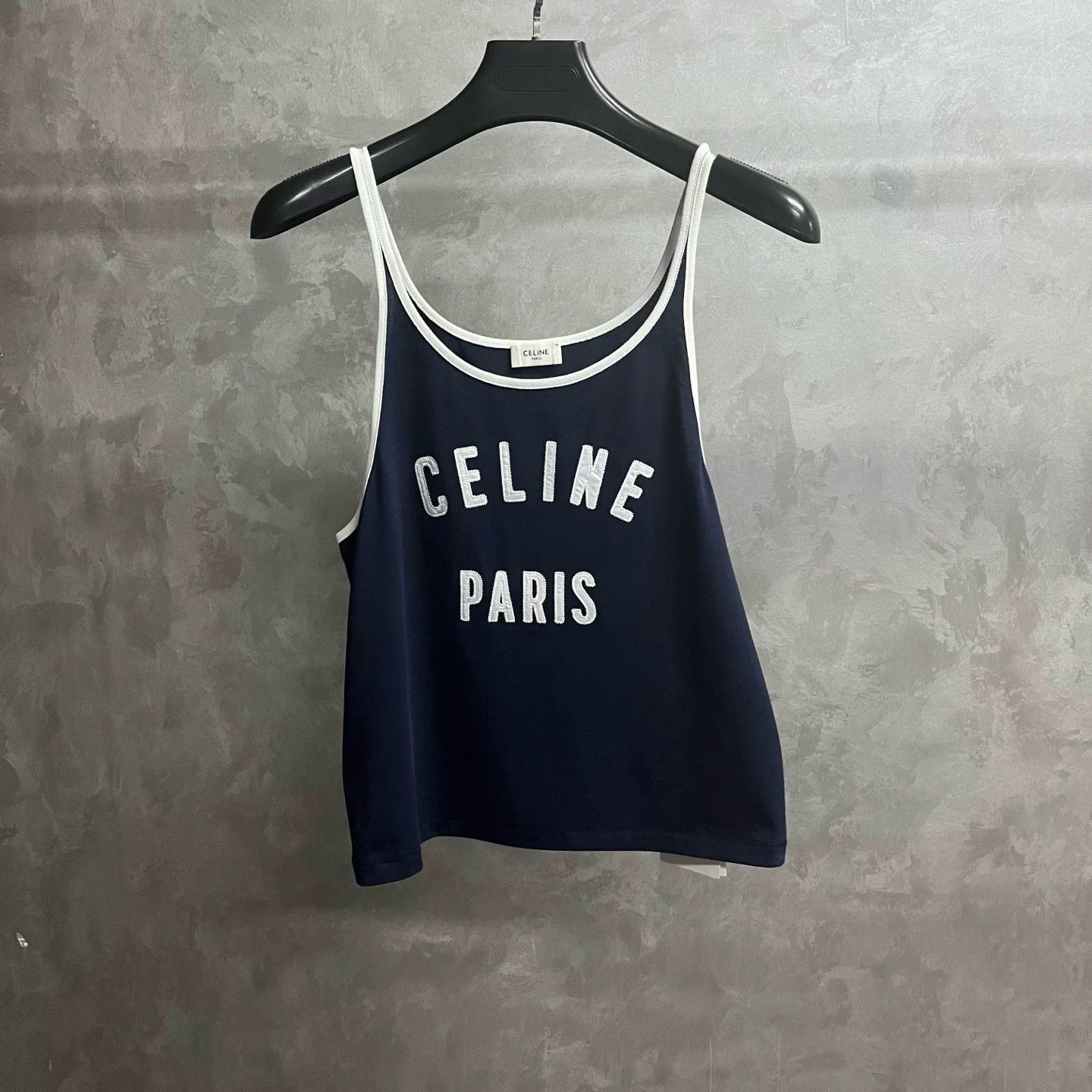 Celine CELINE Logo Print Tank Top M Size M / US 6-8 / IT 42-44 - 2 Thumbnail