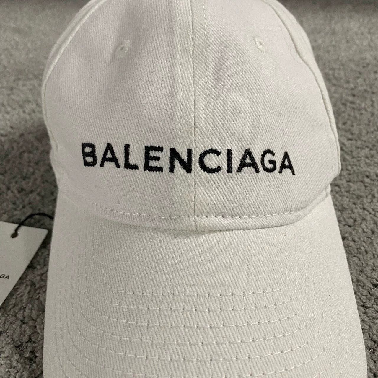 Balenciaga Balenciaga Logo Embroidered Baseball Cap L Size ONE SIZE - 3 Thumbnail