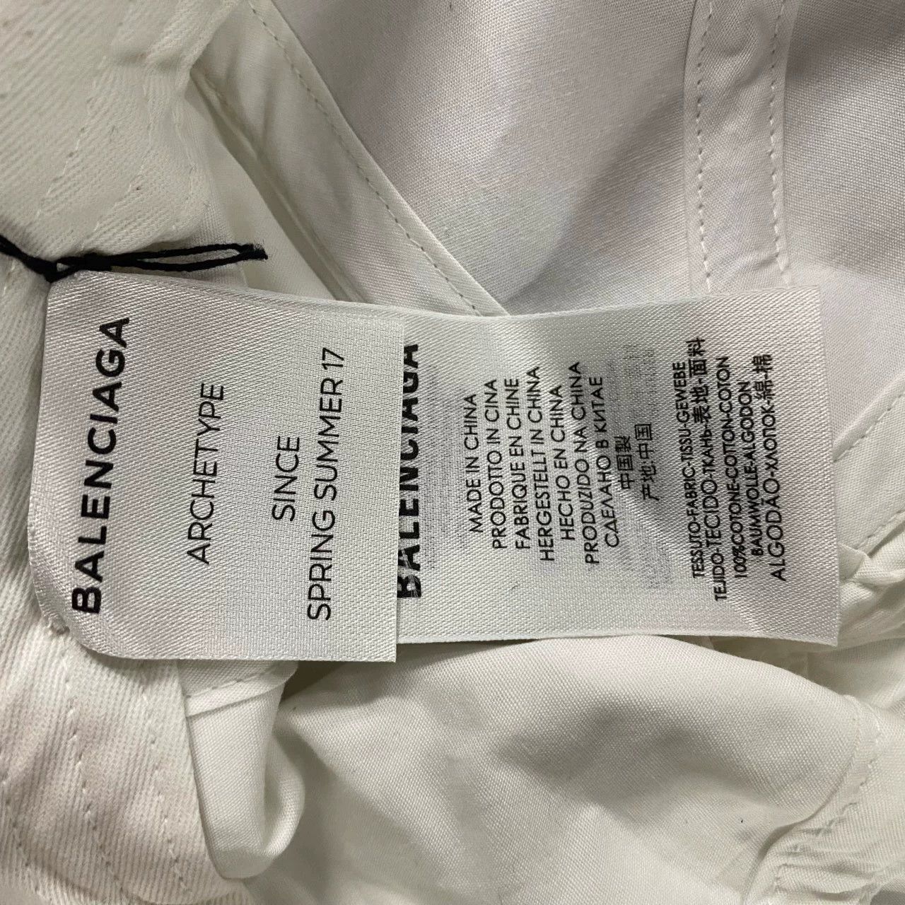 Balenciaga Balenciaga Logo Embroidered Baseball Cap L Size ONE SIZE - 8 Thumbnail