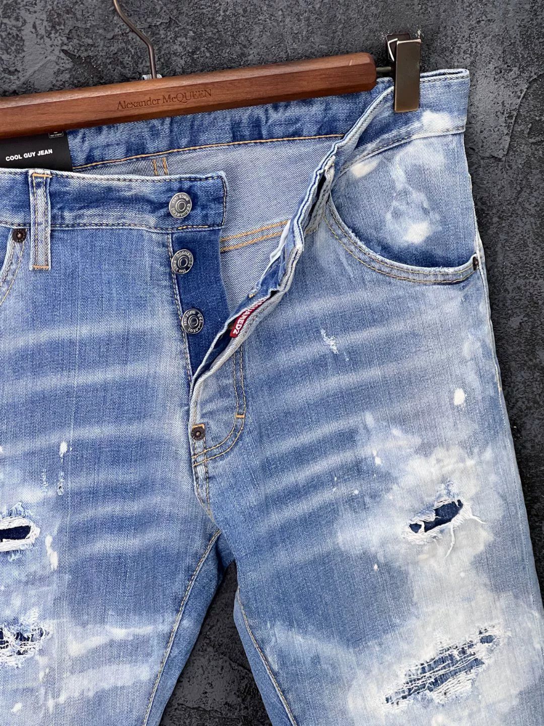 Dsquared2 Dsquared2 Denim Cotton Red Denim Jeans 32 Men Size US 32 / EU 48 - 4 Thumbnail