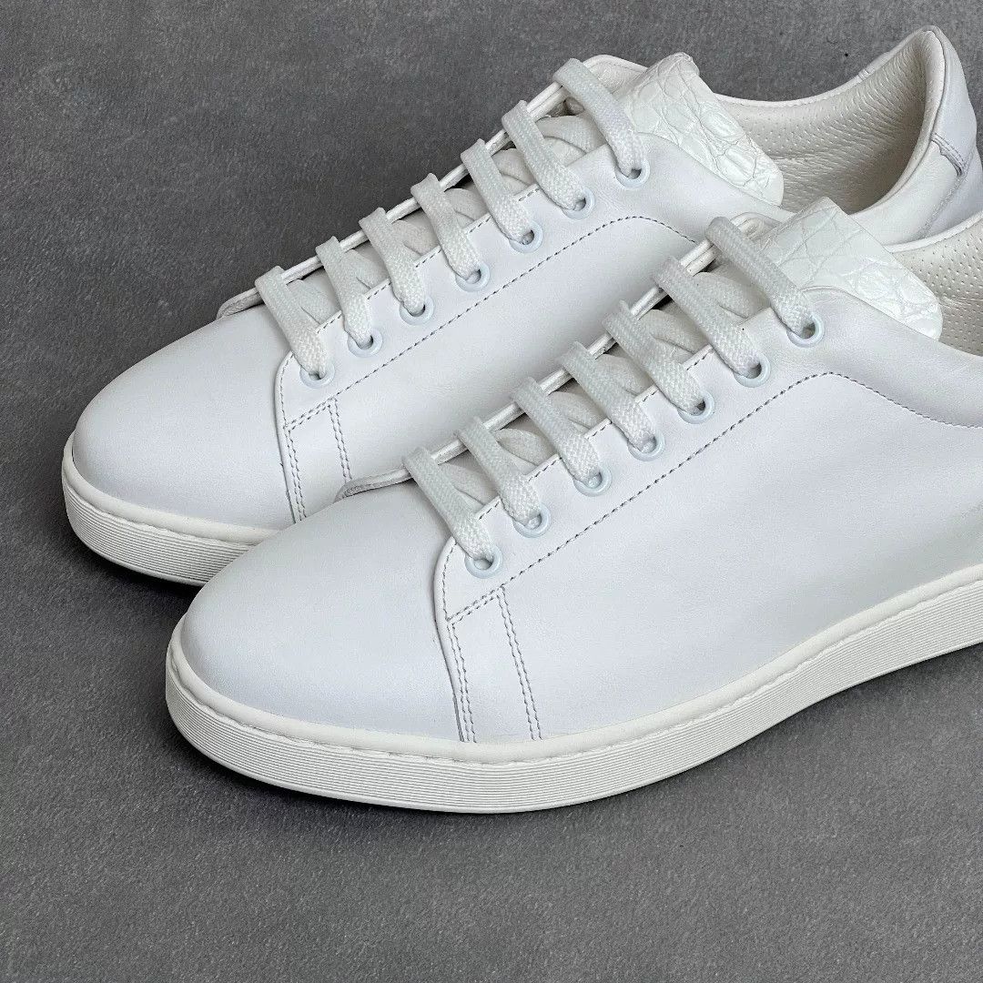 Kiton Kiton Casual Printed Lowtop Sneakers 7.5 Men Size US 7.5 / EU 40-41 - 4 Thumbnail