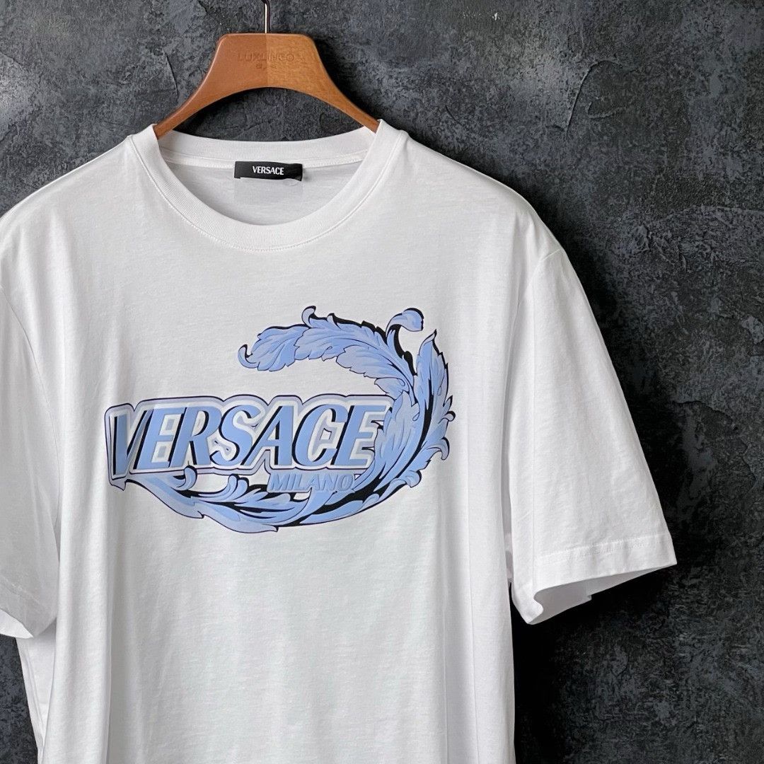Versace Versace Cotton Printed Multi T-Shirt s Men Size US S / EU 44-46 / 1 - 6 Thumbnail