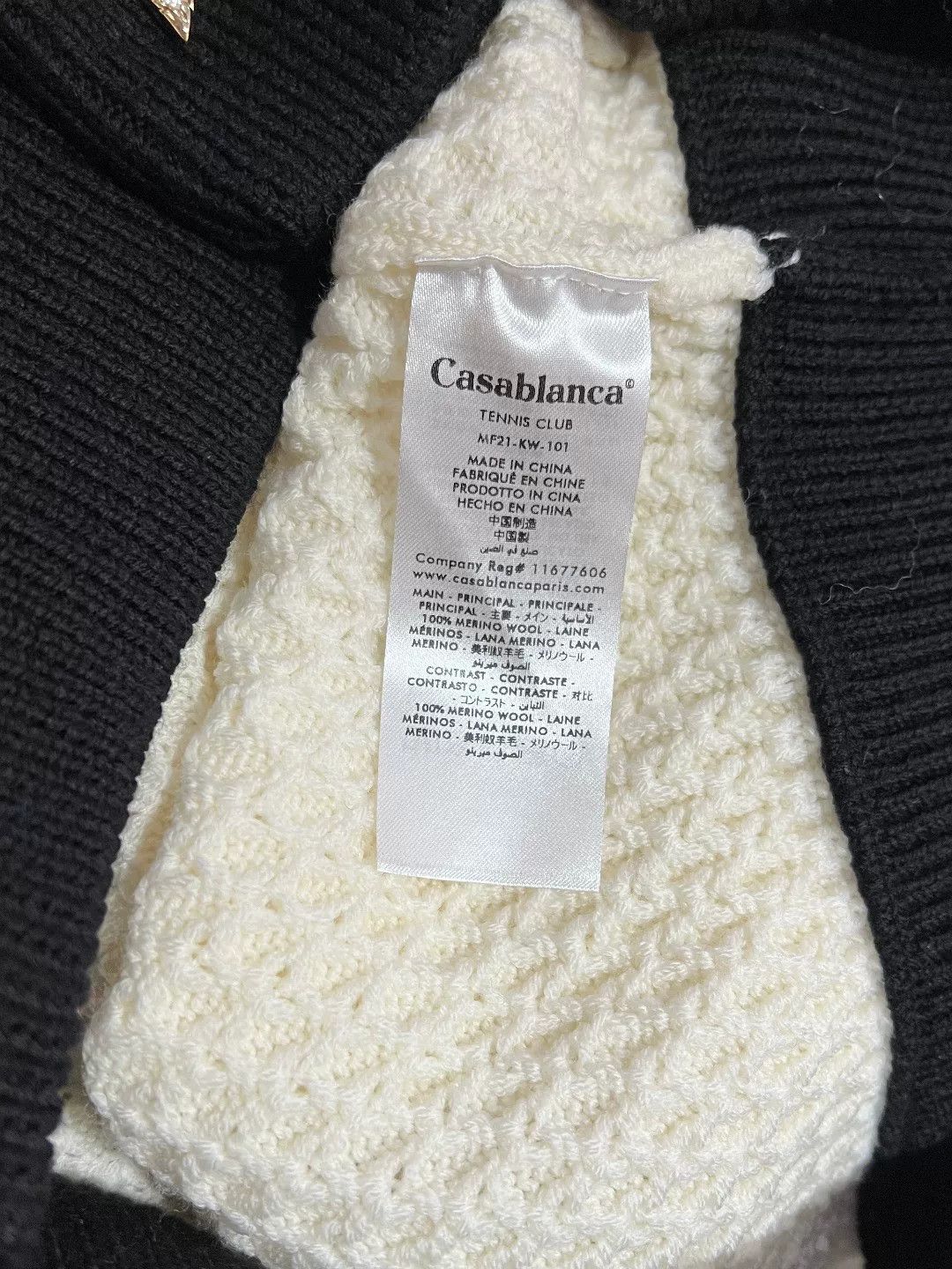 Casablanca Casablanca Knit Wool Multi Sweater s Men Size US S / EU 44-46 / 1 - 7 Thumbnail