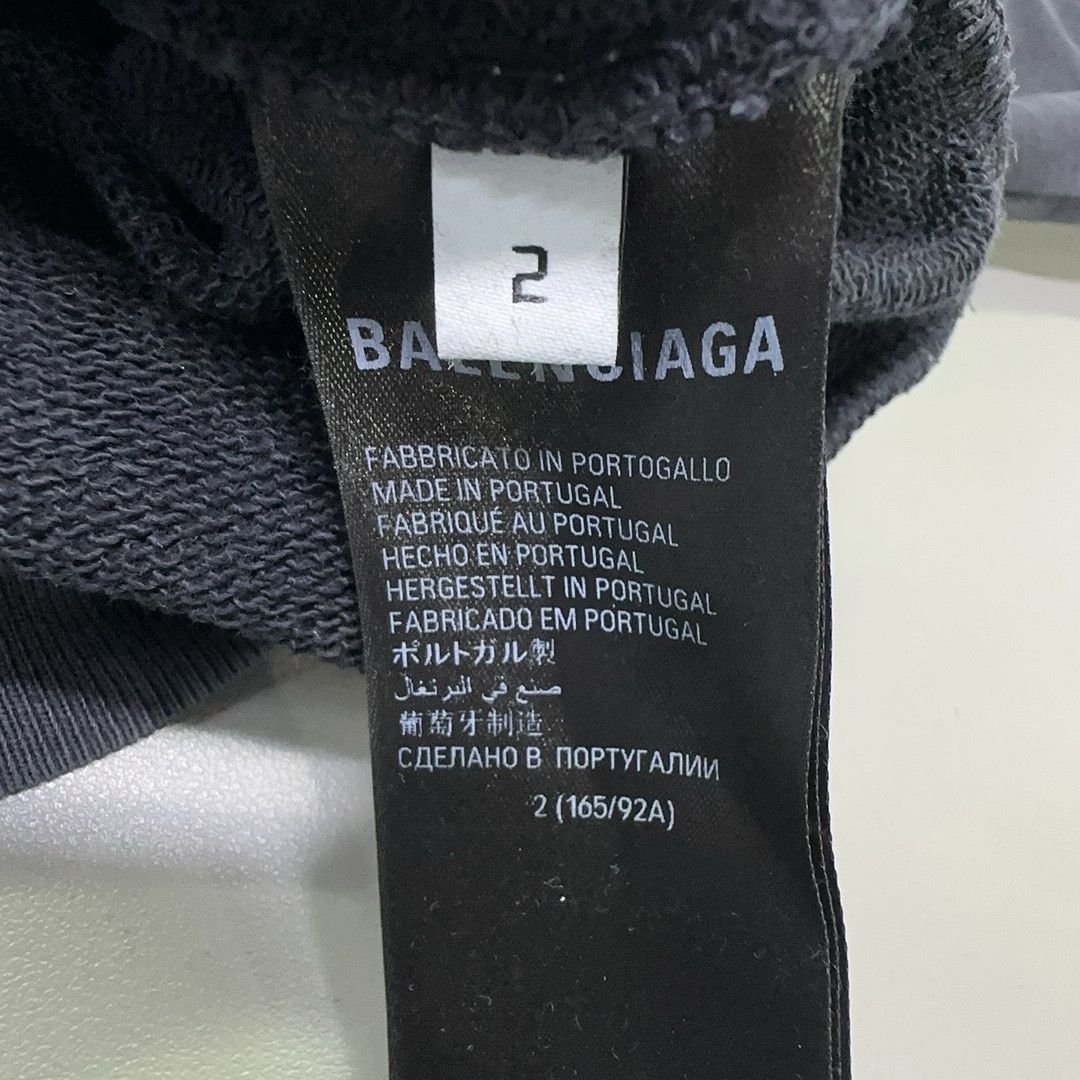 Balenciaga Balenciaga Diagonal Logo Print Hoodie Size 2 Size US M / EU 48-50 / 2 - 5 Thumbnail
