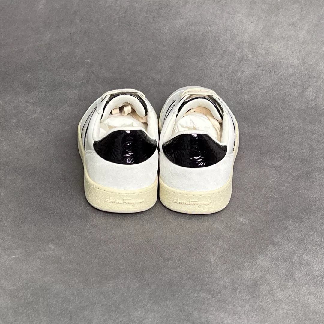 Salvatore Ferragamo Salvatore Ferragamo Leather Black Lowtop Sneakers 8 Men Size US 8 / EU 41 - 8 Thumbnail