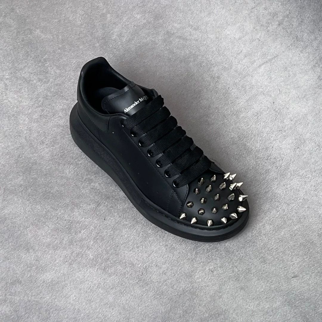 Alexander McQueen Alexander McQueen Leather Black Lowtop Sneakers 10 Men Size US 10 / EU 43 - 4 Thumbnail