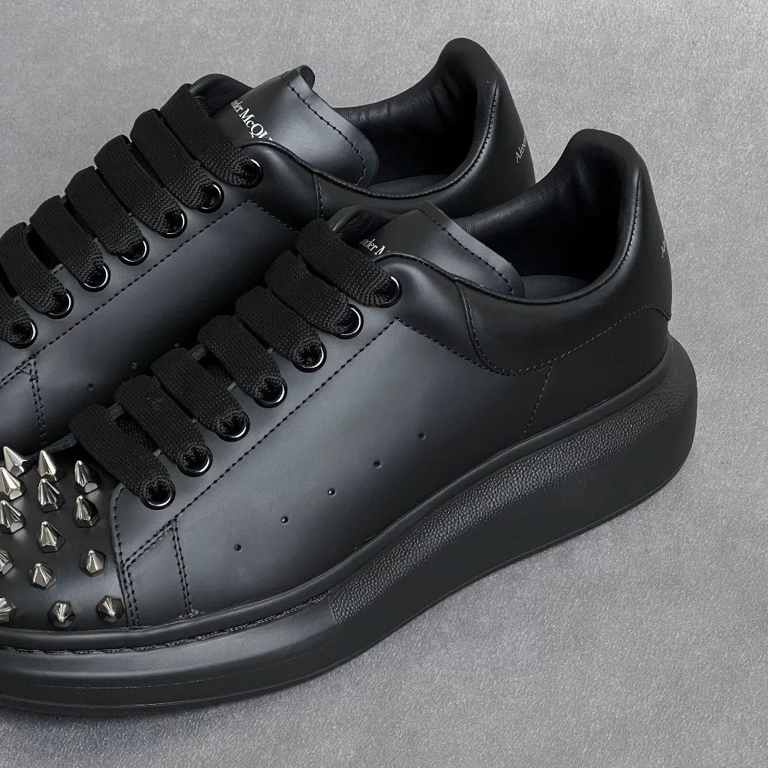 Alexander McQueen Alexander McQueen Leather Black Lowtop Sneakers 10 Men Size US 10 / EU 43 - 6 Thumbnail