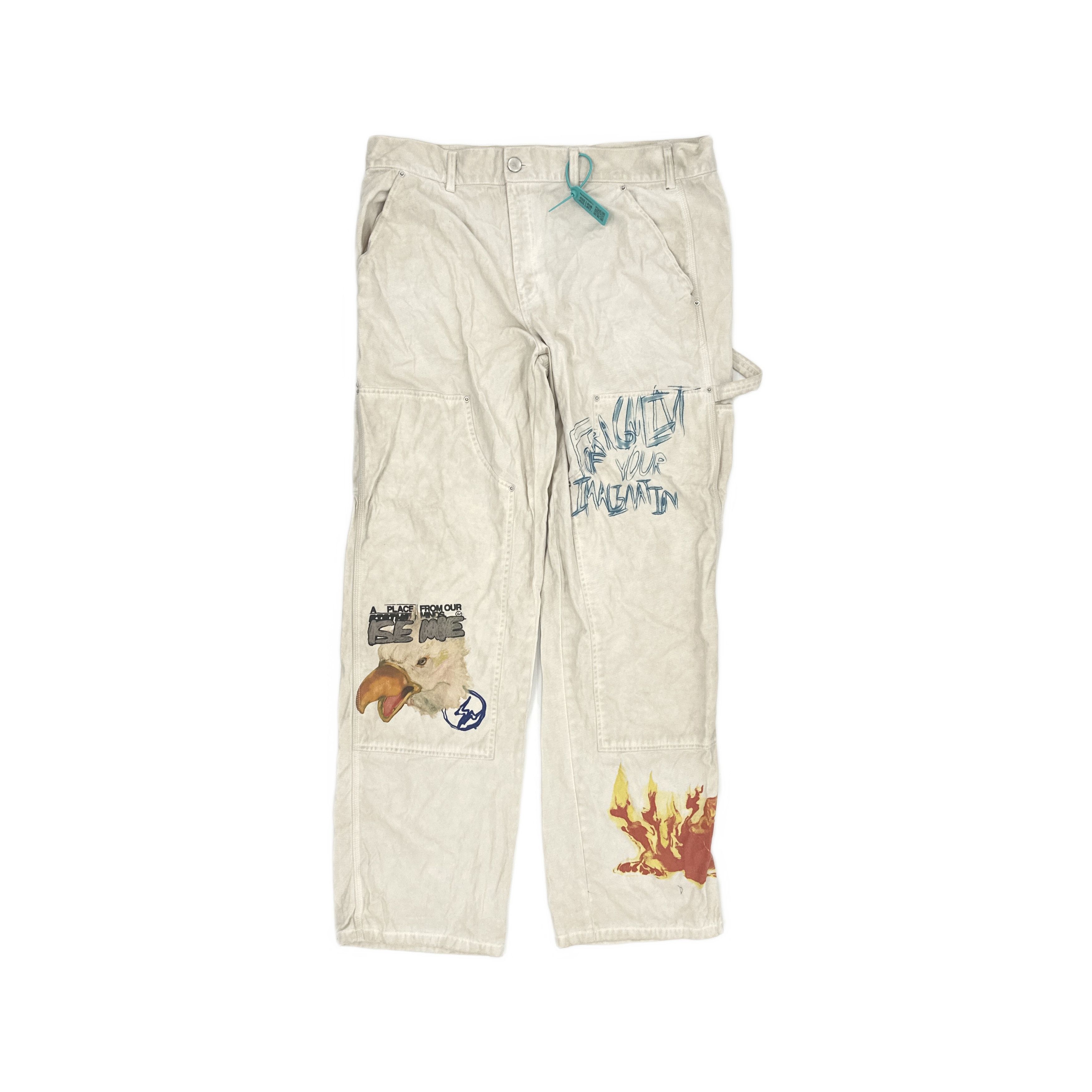 Travis Scott Travis Scott x Fragment Graphic Carpenter Denim 38 Size US 38 / EU 54 - 2 Thumbnail