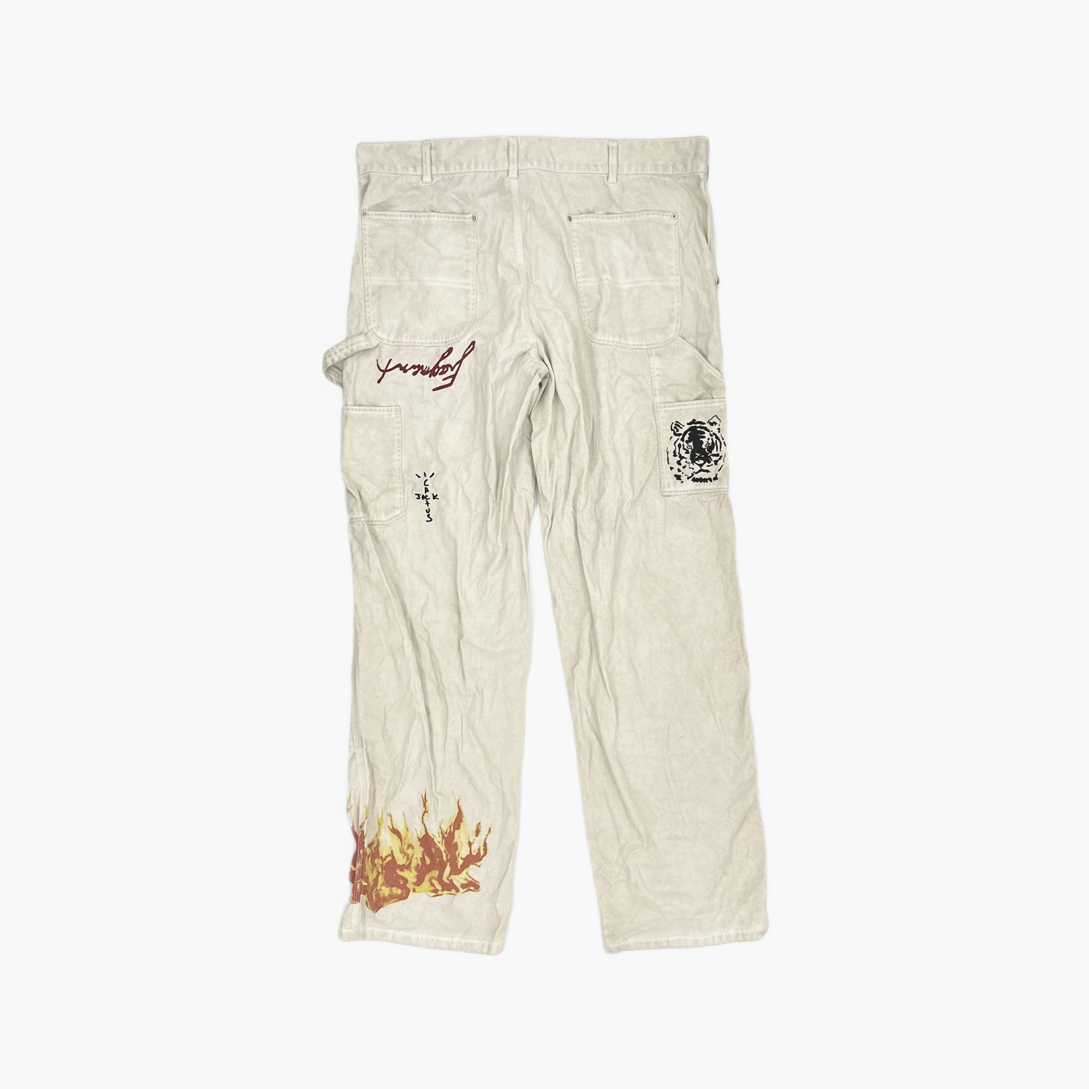 Travis Scott Travis Scott x Fragment Graphic Carpenter Denim 38 Size US 38 / EU 54 - 3 Thumbnail