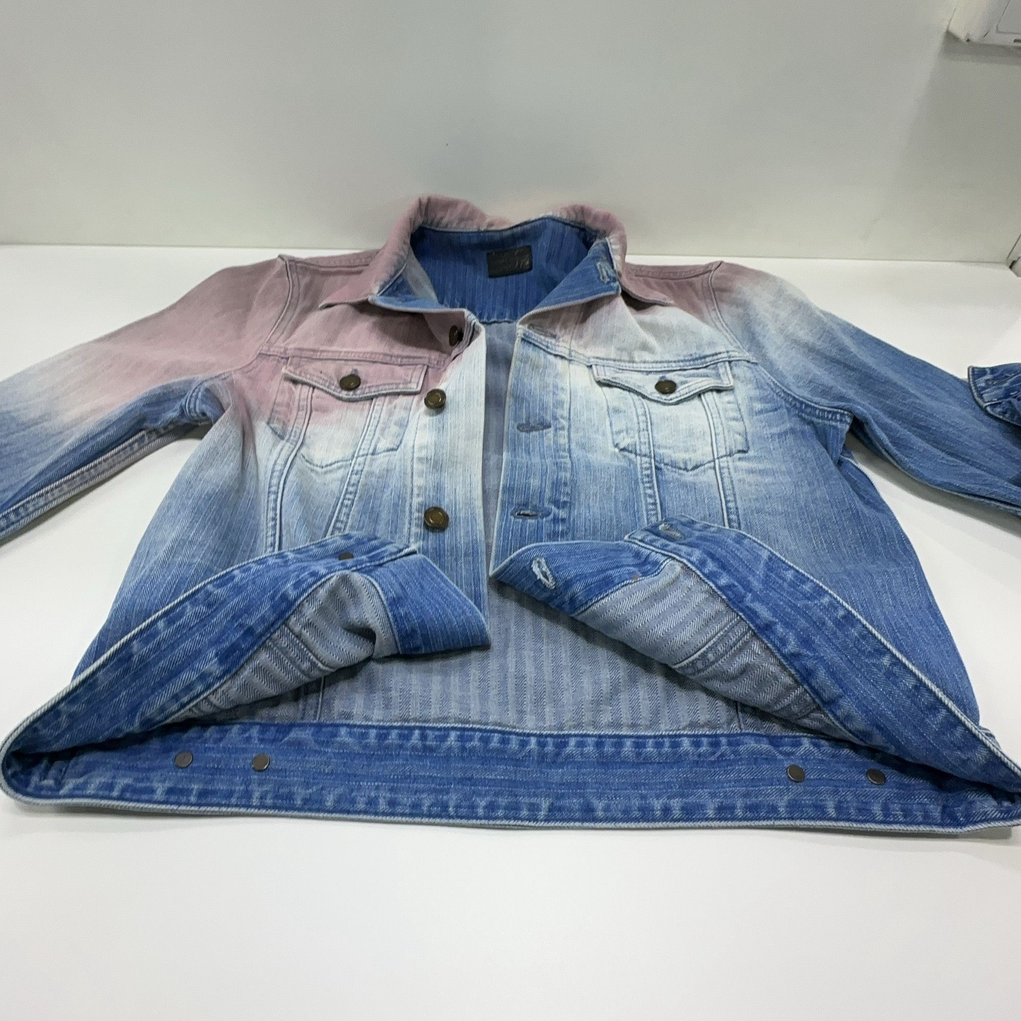 Saint Laurent Paris Saint Laurent Gradient Denim Jacket XL Size US XL / EU 56 / 4 - 7 Thumbnail