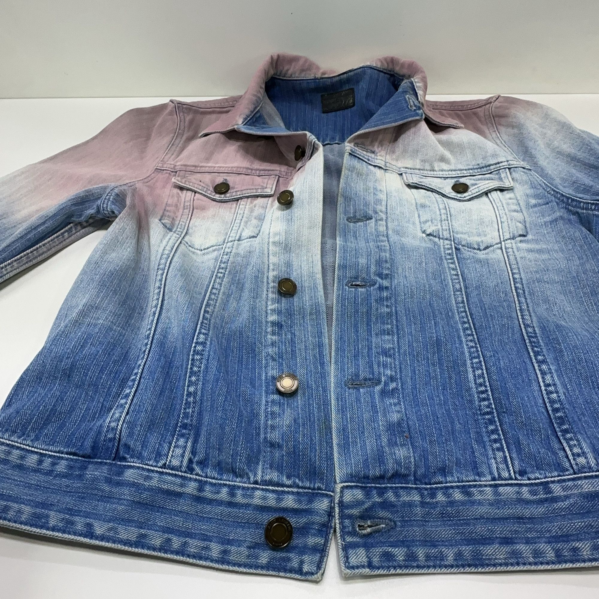 Saint Laurent Paris Saint Laurent Gradient Denim Jacket XL Size US XL / EU 56 / 4 - 8 Thumbnail