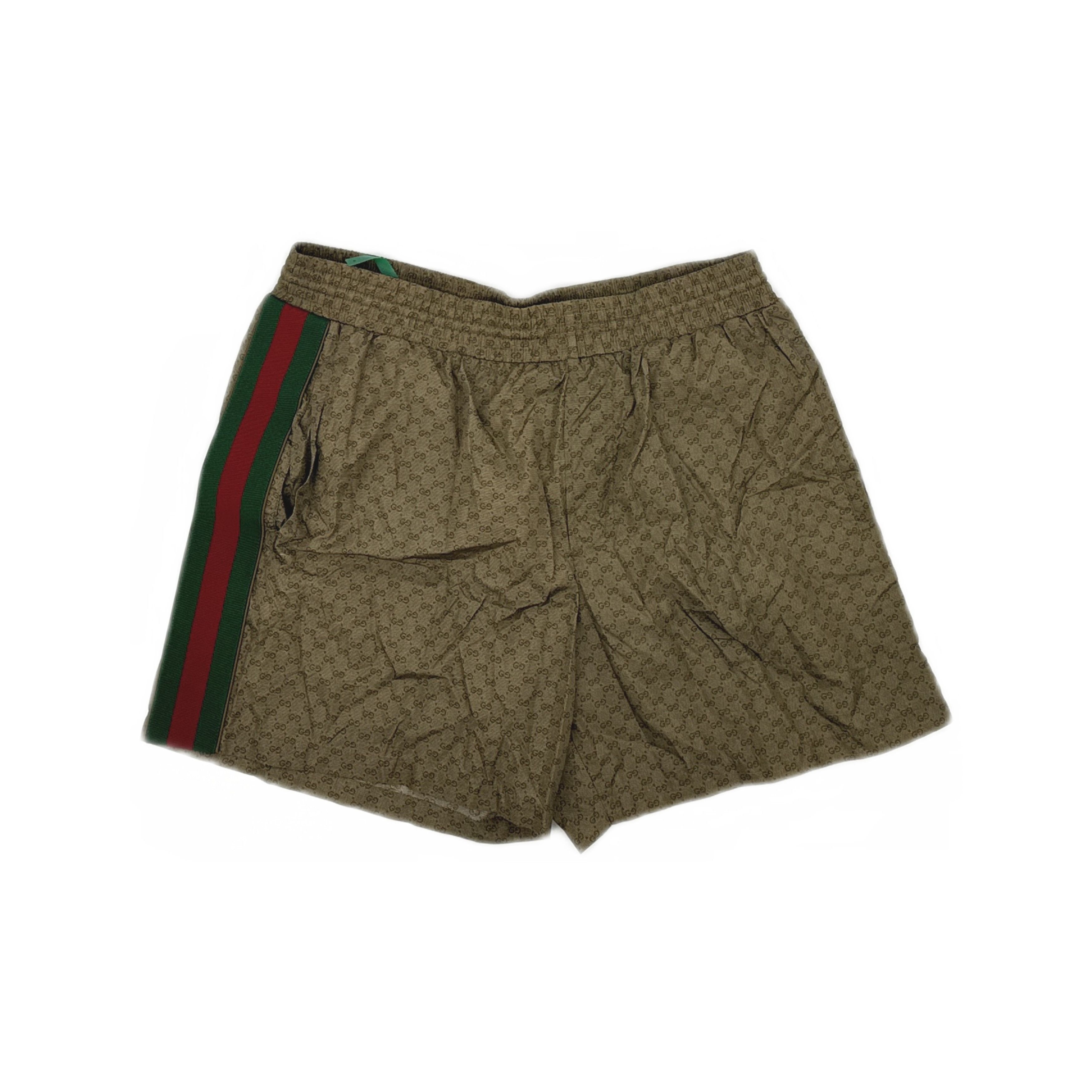 Gucci Gucci Logo Print Webbing Swim Trunks EU 52 Size US 36 / EU 52 - 2 Thumbnail