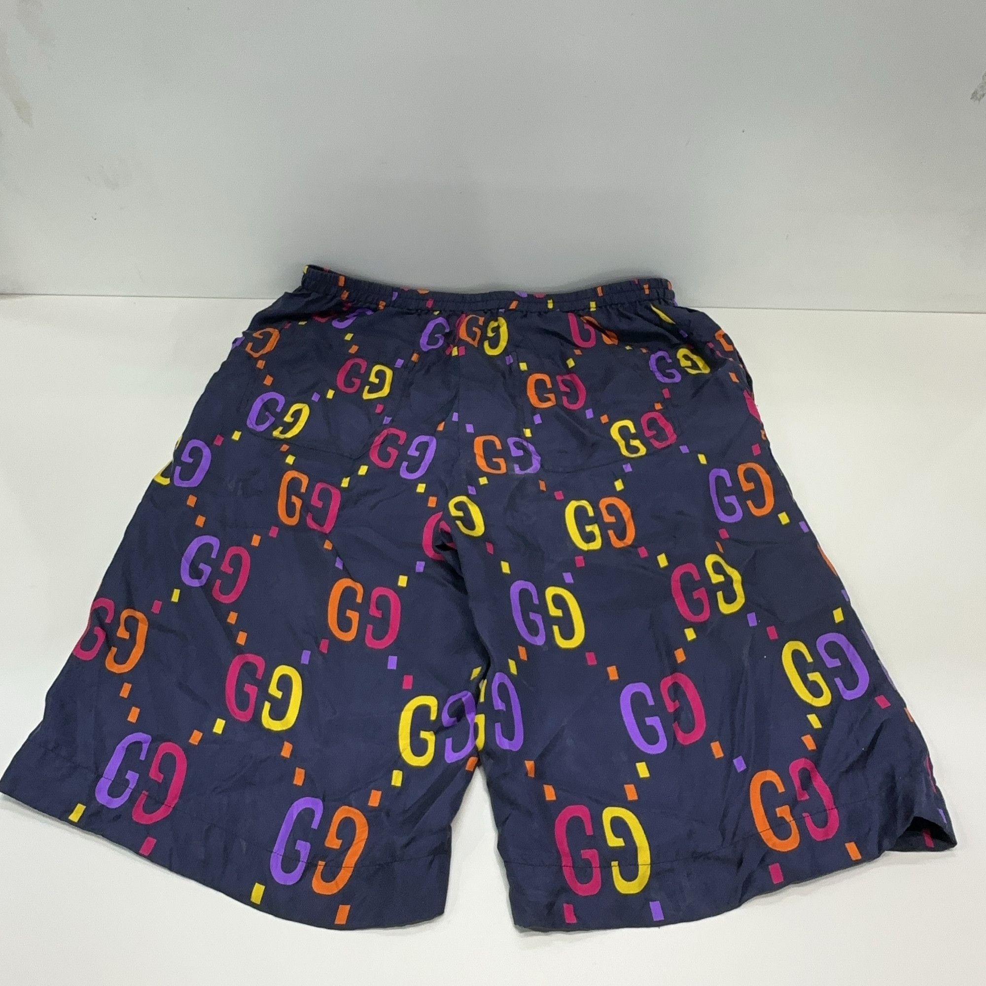 Gucci Gucci Multi-Color Logo Silk Shorts 30 Size US 30 / EU 46 - 10 Thumbnail