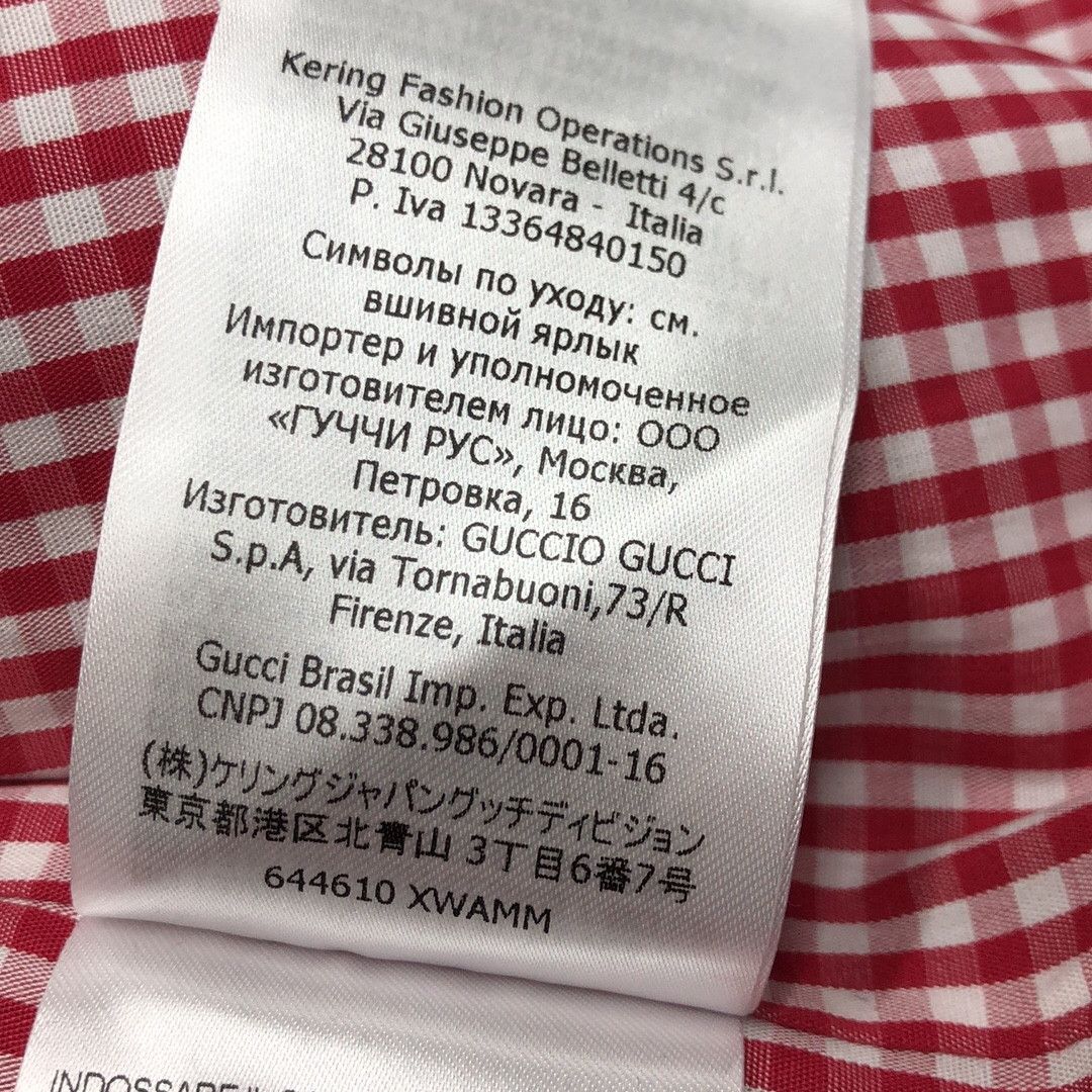 Gucci Gucci Red Cat Embroidery Cotton Jacket Size 10 Size XXS / US 00 / IT 34 - 3 Thumbnail