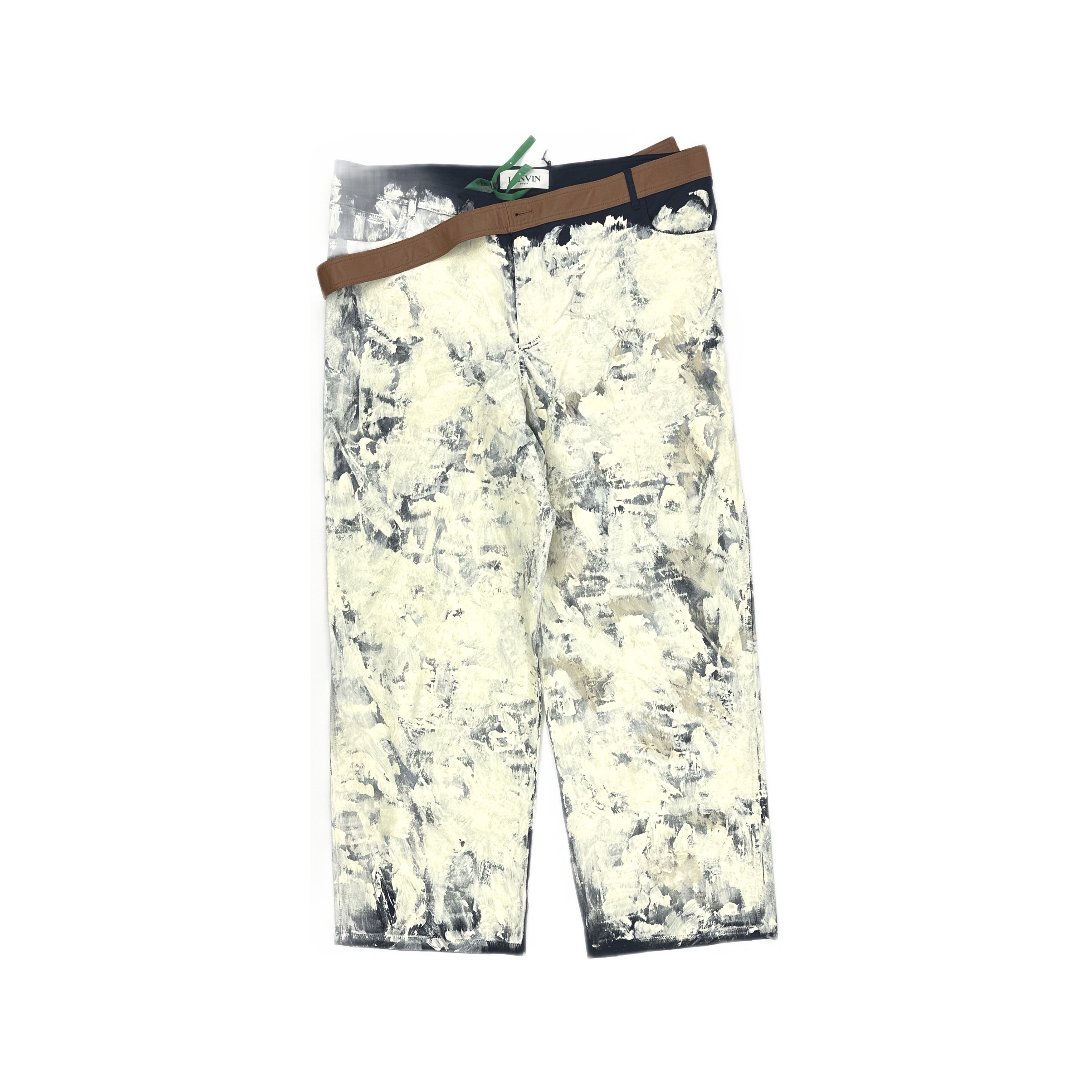 Lanvin Lanvin x Gallery Dept. Paint Splatter Wool Trousers 48 Size US 32 / EU 48 - 2 Thumbnail