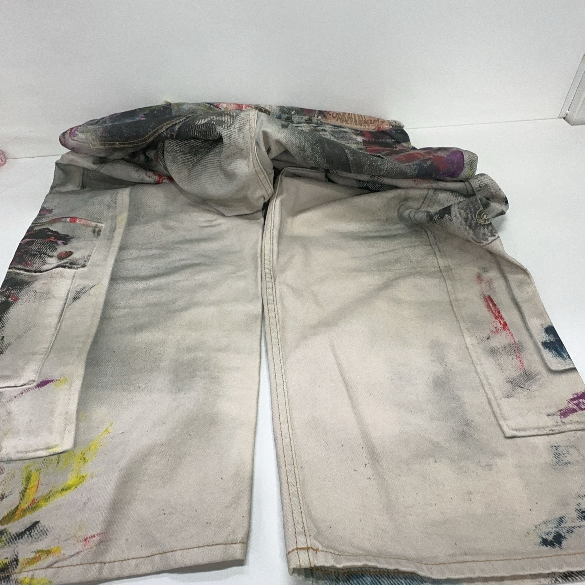 Acne Studios Acne Studios Painted Distressed 1981 Jeans 32 Size US 32 / EU 48 - 9 Thumbnail