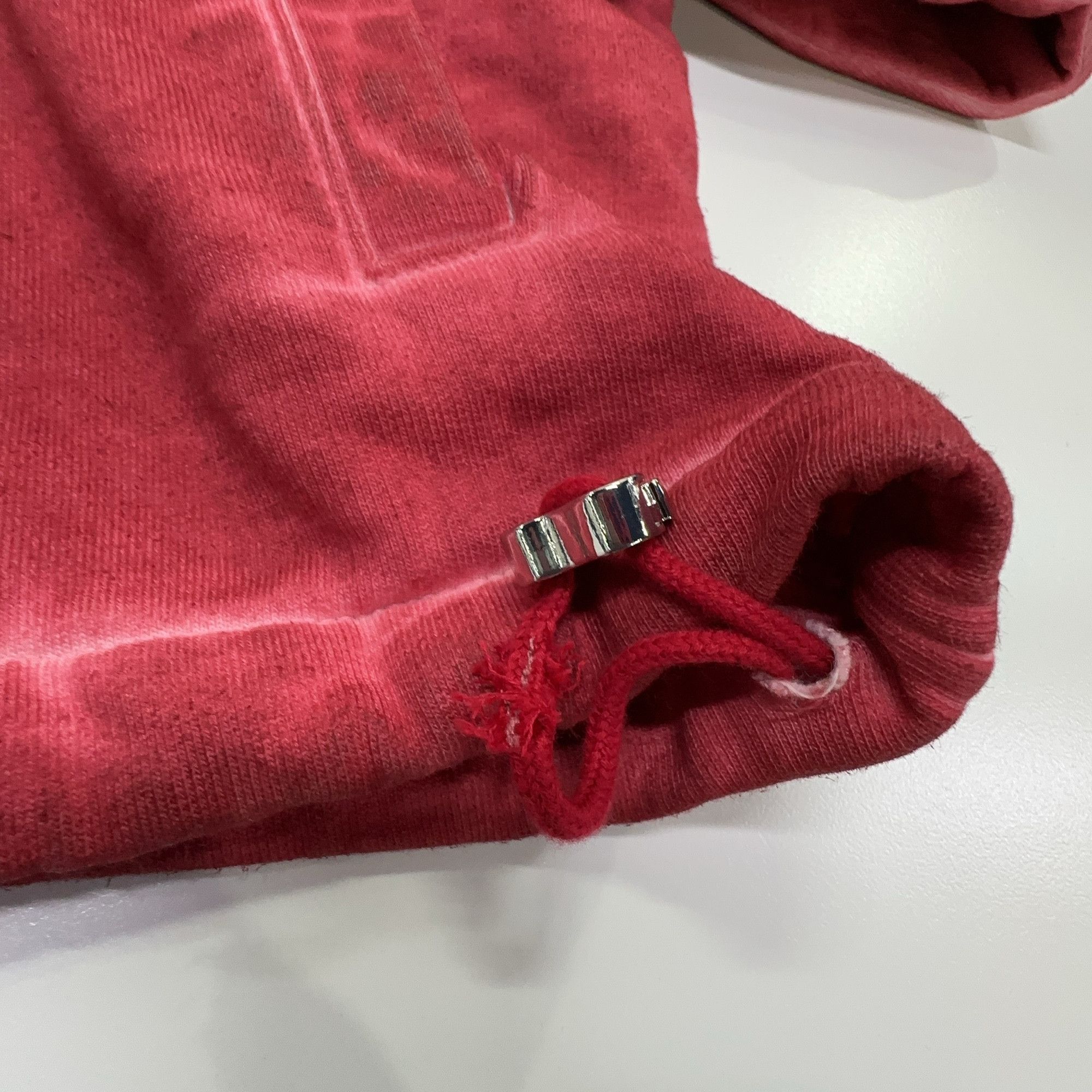 Adidas adidas x Thug Club Washed Red Sweat Hoodie US M Size US M / EU 48-50 / 2 - 9 Thumbnail
