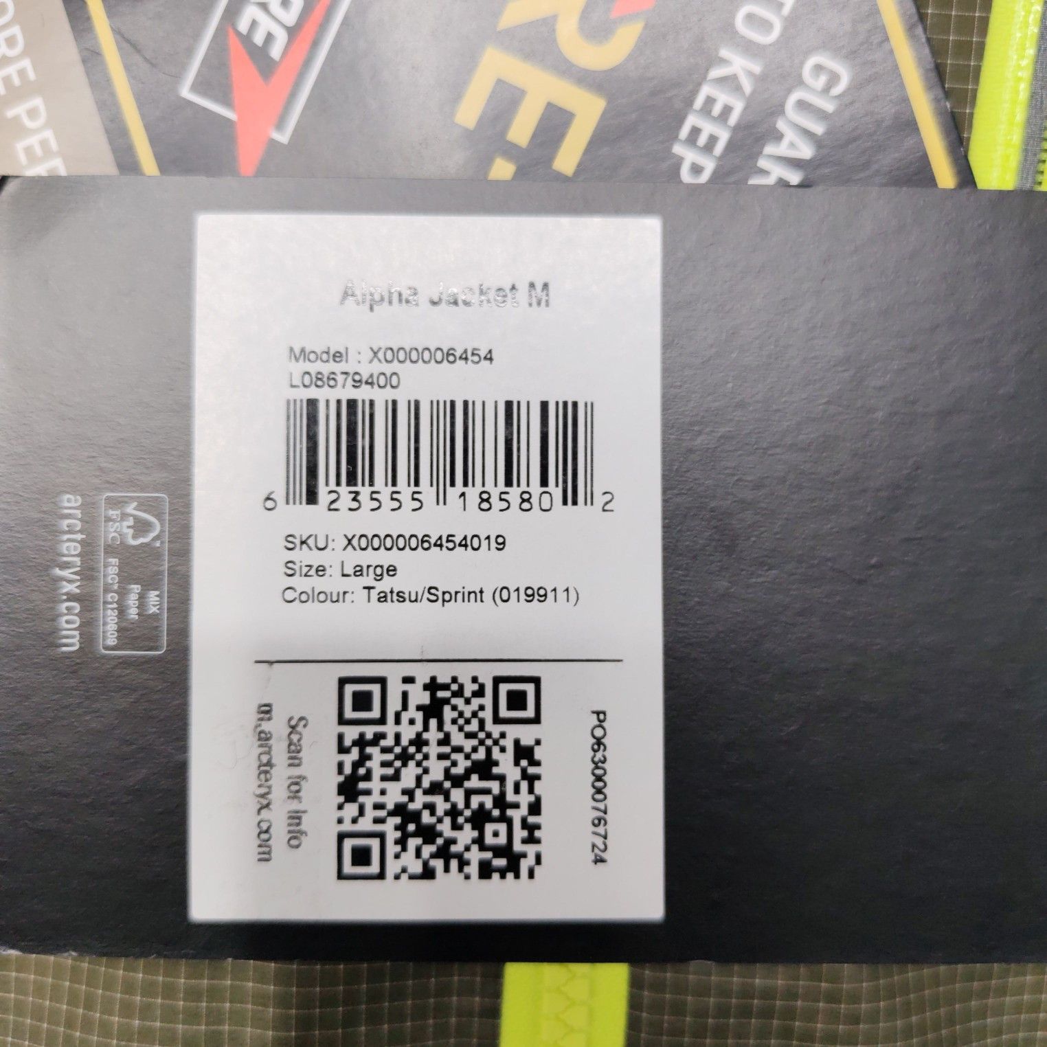 Arc'teryx Arc'teryx Alpha GORE-TEX Jacket Size L Size US L / EU 52-54 / 3 - 4 Thumbnail