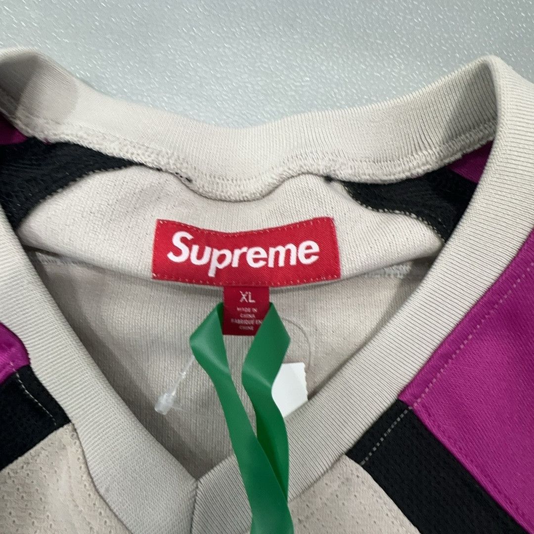 Supreme Supreme Rhinestone Hockey Jersey Size XL Size US XL / EU 56 / 4 - 4 Thumbnail