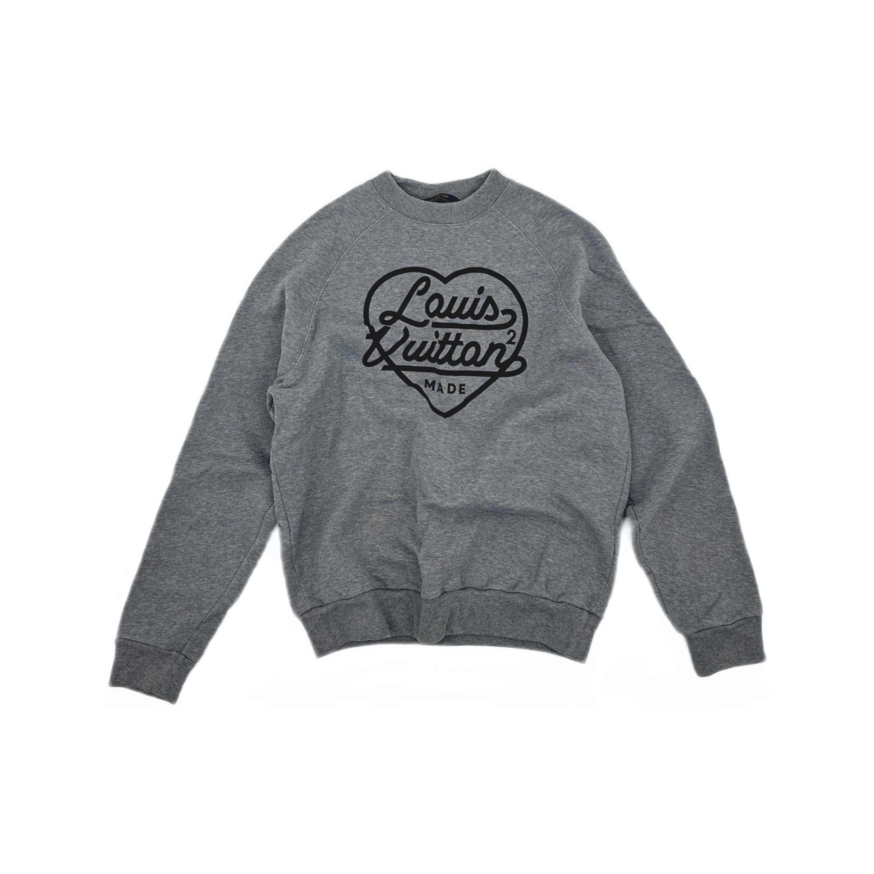Louis Vuitton Louis Vuitton x Nigo Heart Logo Sweatshirt Size S Size US S / EU 44-46 / 1 - 2 Thumbnail