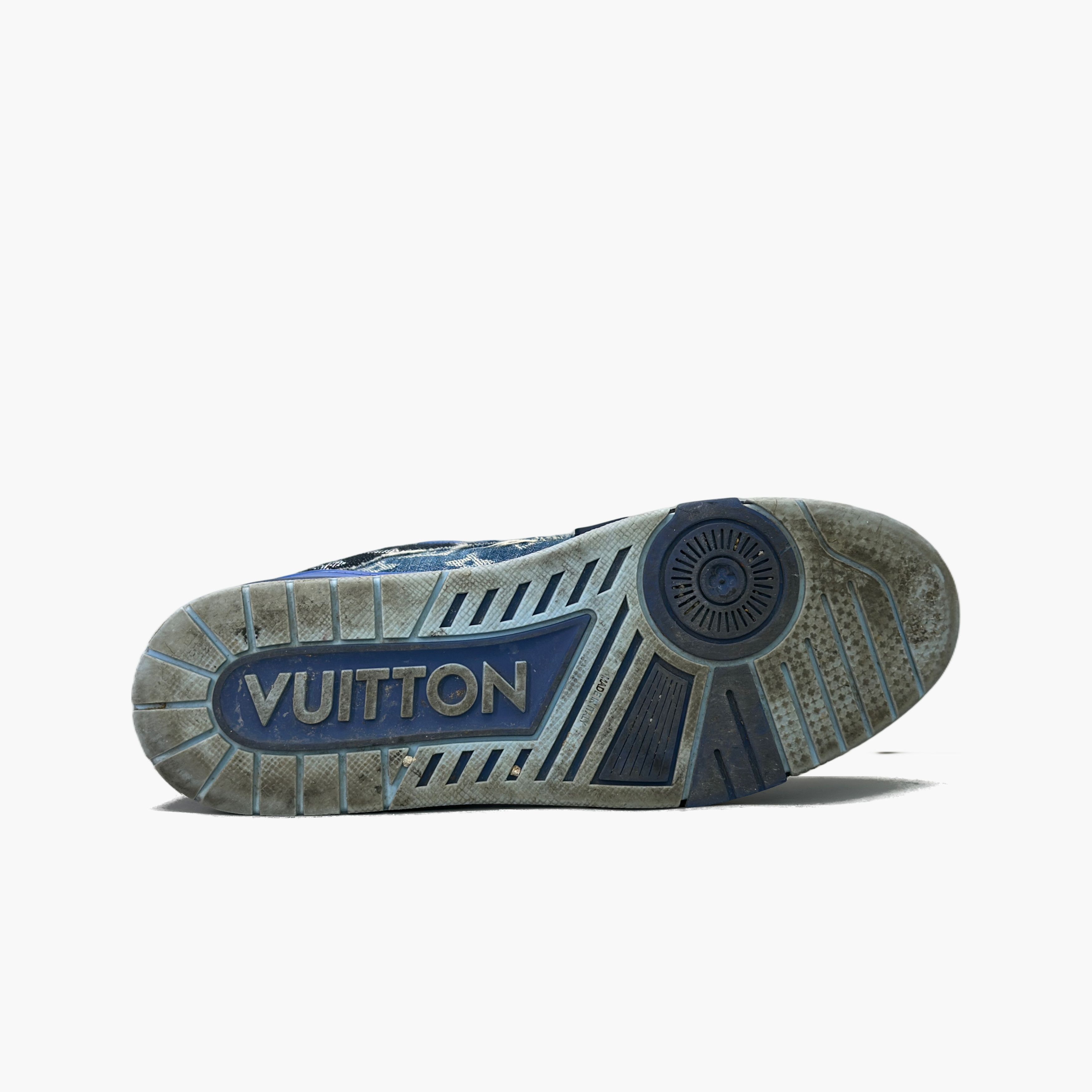 Louis Vuitton Louis Vuitton Monogram Denim Trainer Sneakers 9.5 Size US 9.5 / EU 42-43 - 8 Thumbnail