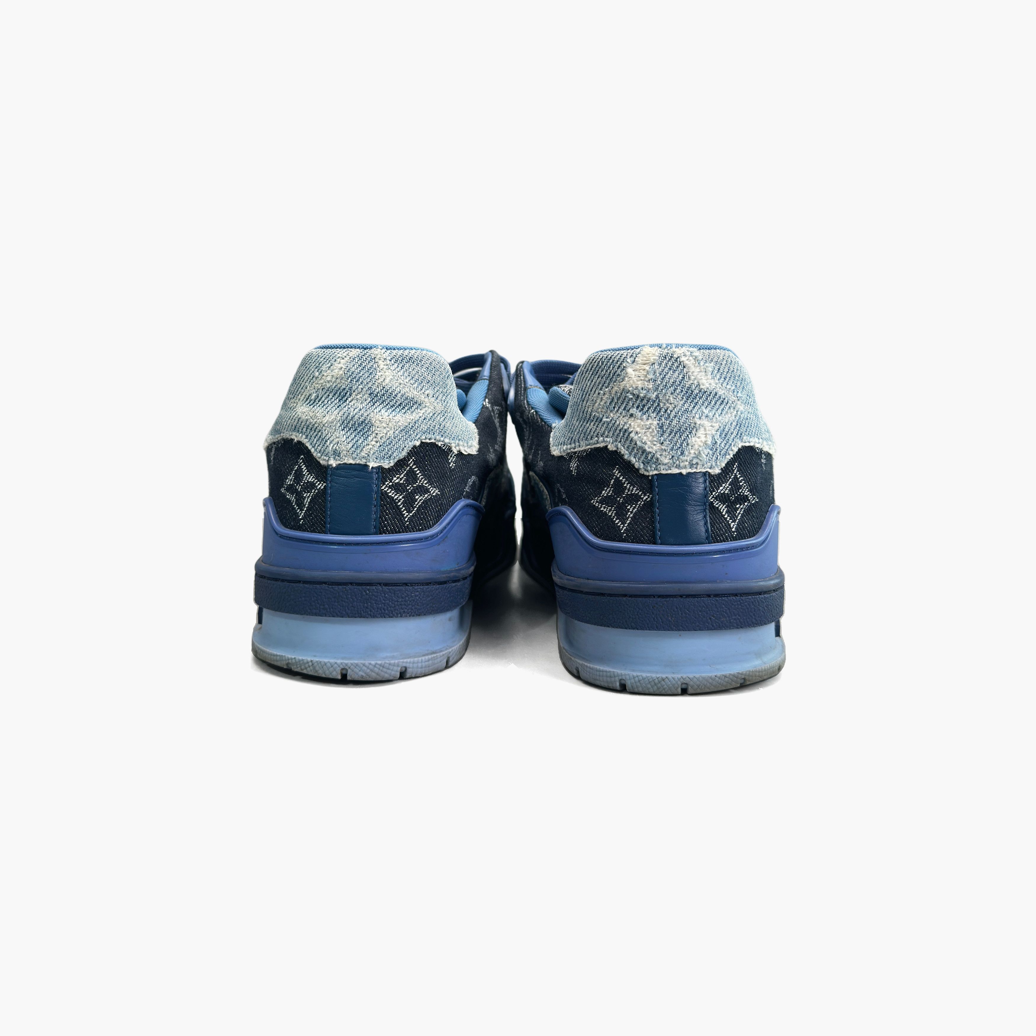 Louis Vuitton Louis Vuitton Monogram Denim Trainer Sneakers 9.5 Size US 9.5 / EU 42-43 - 7 Thumbnail