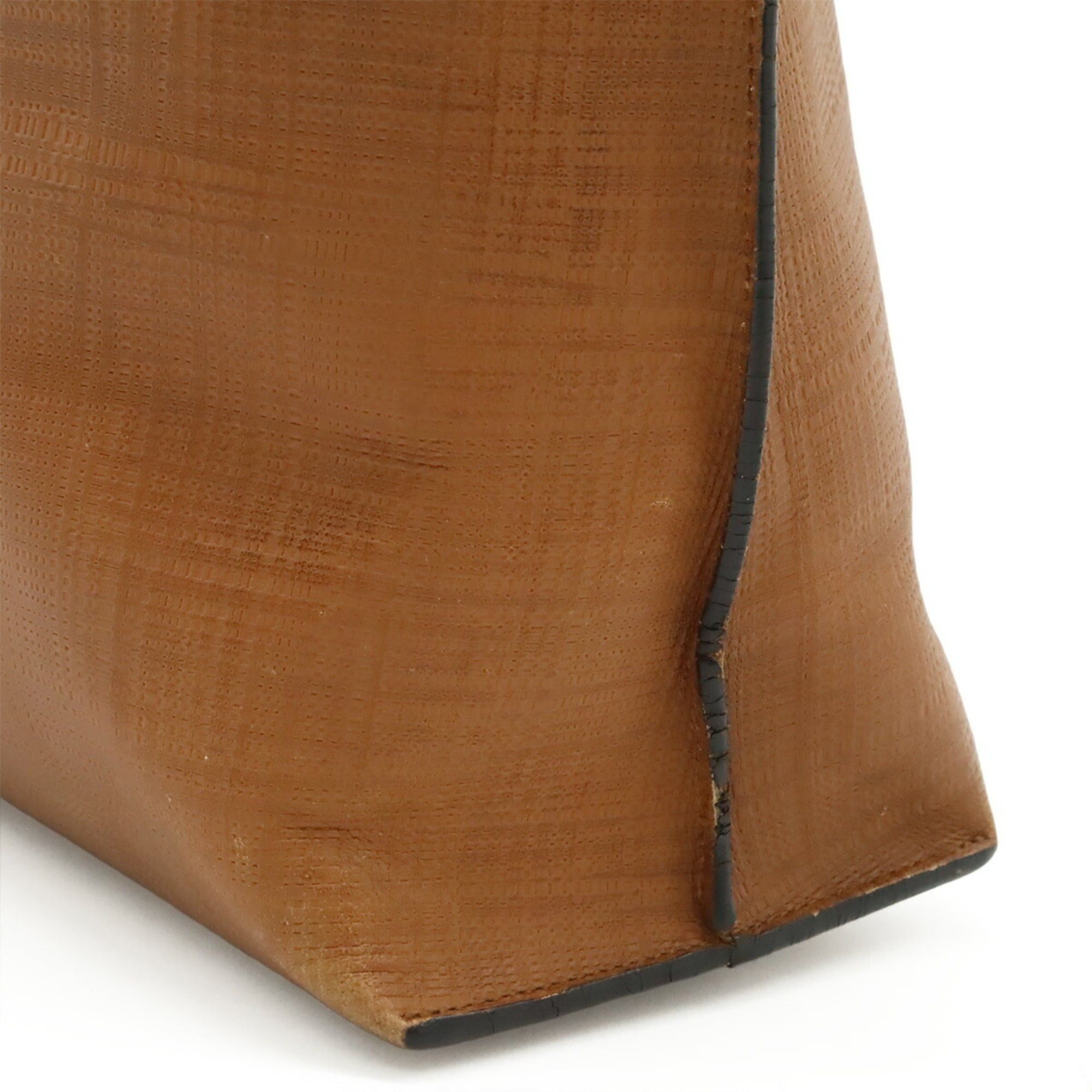 Loewe LOEWE Linen Anagram Shopper Tote Bag Shoulder Leather Brown 330.17.K01 Size ONE SIZE - 9 Thumbnail