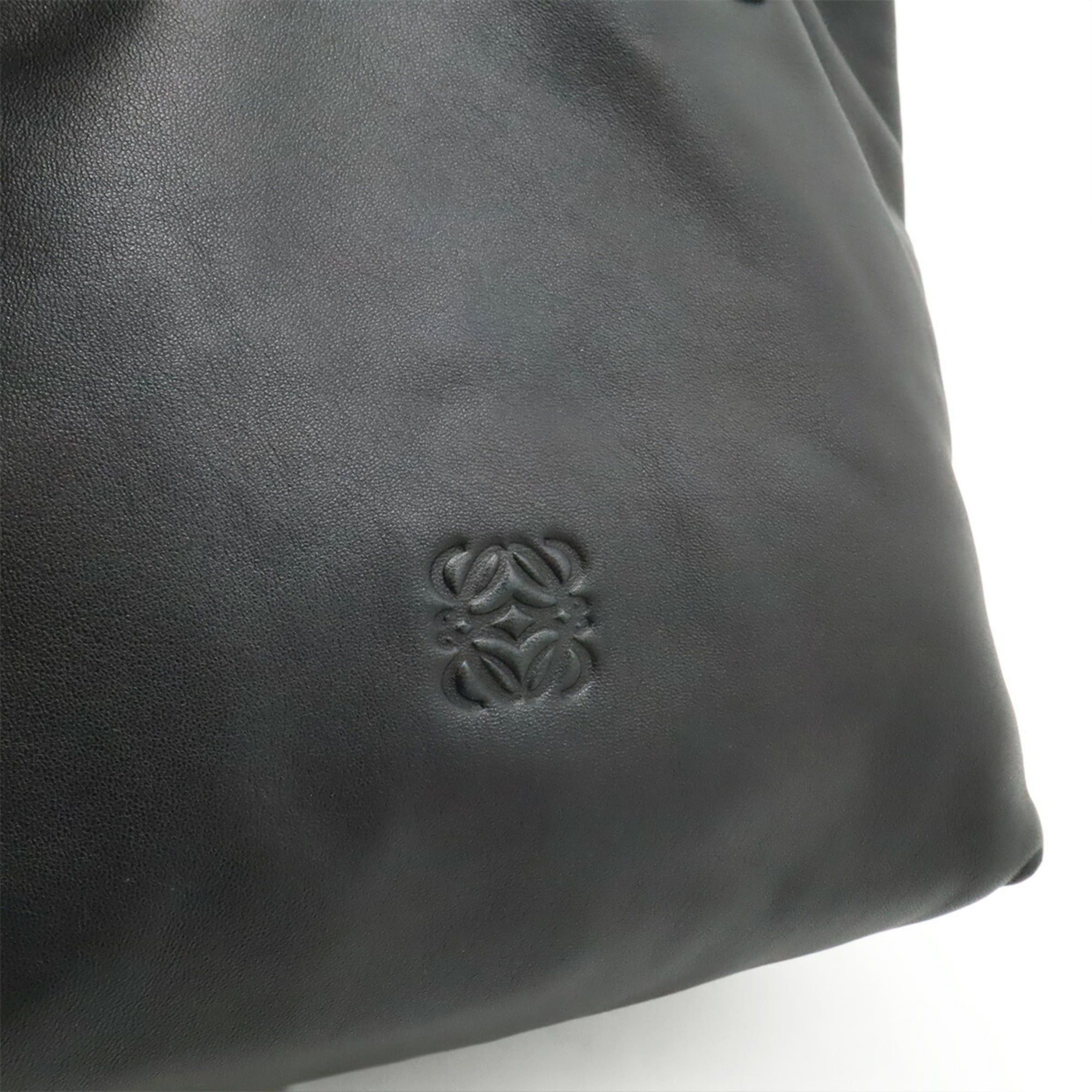 Loewe LOEWE Anagram Tassel Handbag Tote Bag, Nappa Leather, Black Size ONE SIZE - 9 Thumbnail
