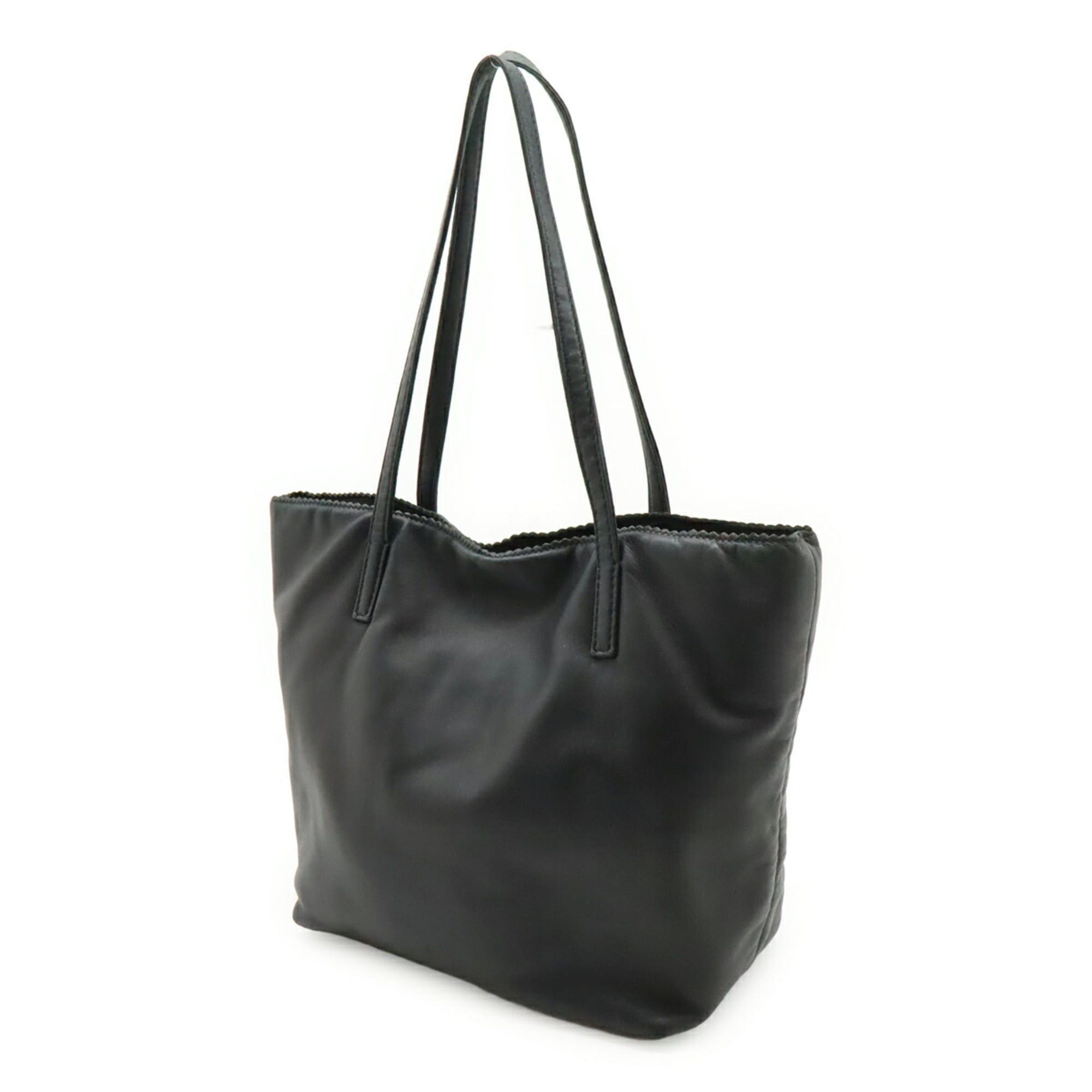 Loewe LOEWE Anagram Tassel Handbag Tote Bag, Nappa Leather, Black Size ONE SIZE - 3 Thumbnail