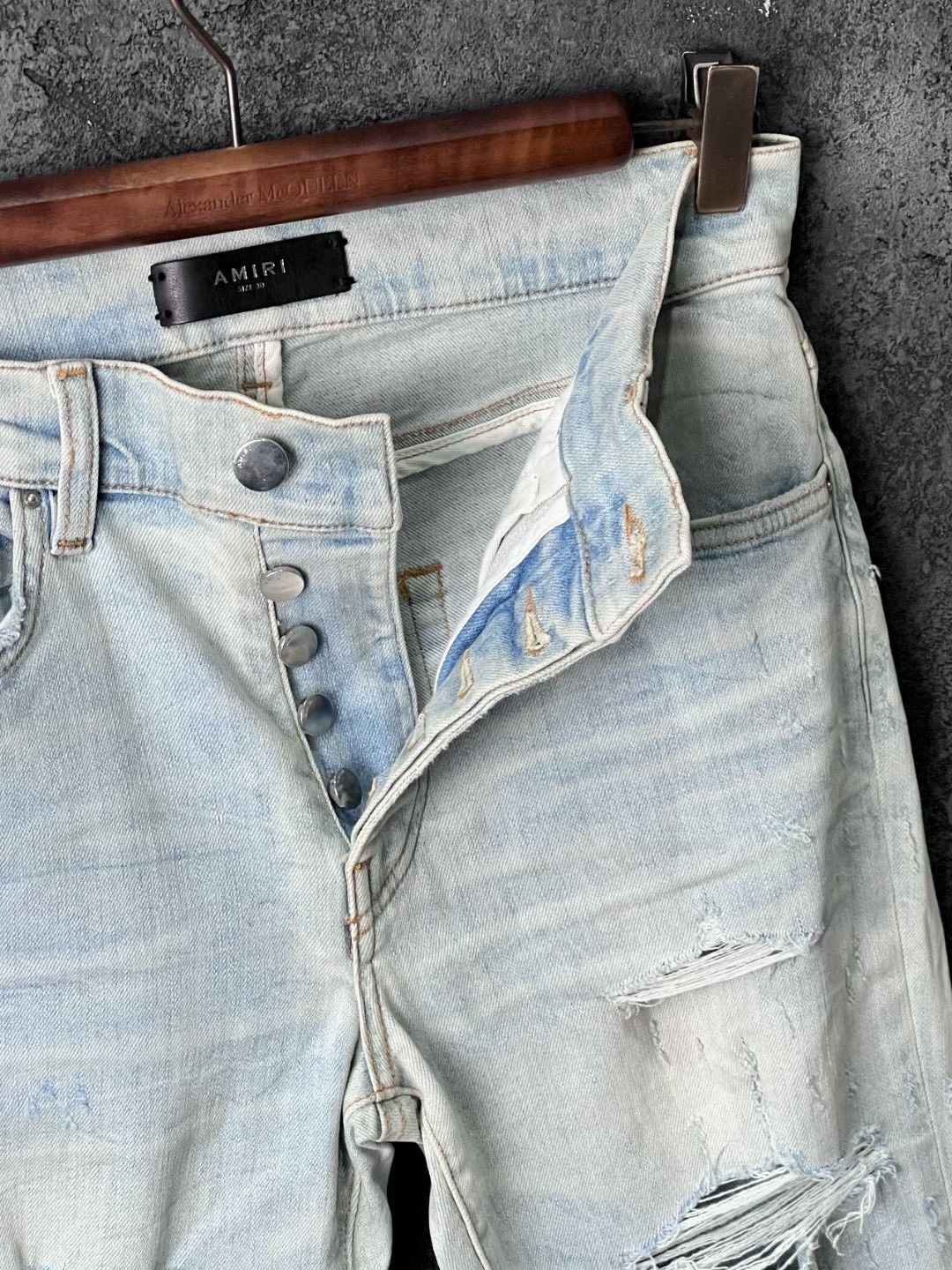 Amiri Amiri Denim Cotton Blue Casual Pants 32 Men Size US 32 / EU 48 - 4 Thumbnail