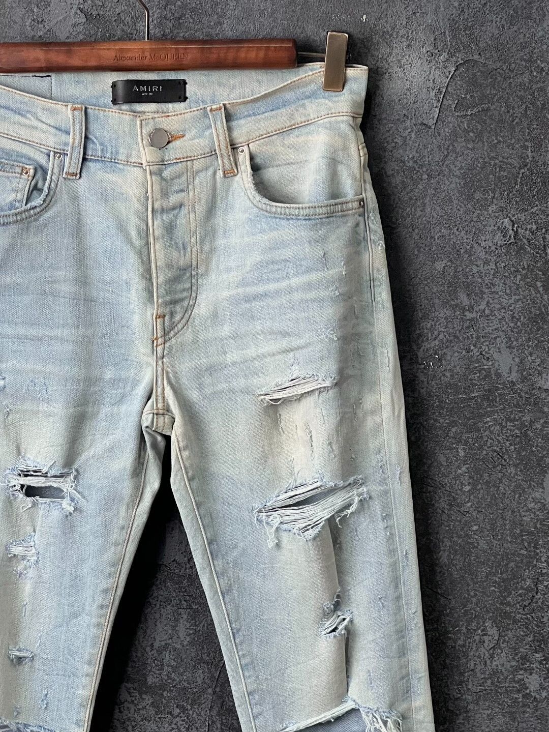 Amiri Amiri Denim Cotton Blue Casual Pants 32 Men Size US 32 / EU 48 - 3 Thumbnail
