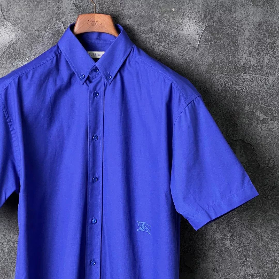 Burberry Burberry Cotton Blue Shirt xl Men Size US XL / EU 56 / 4 - 3 Thumbnail