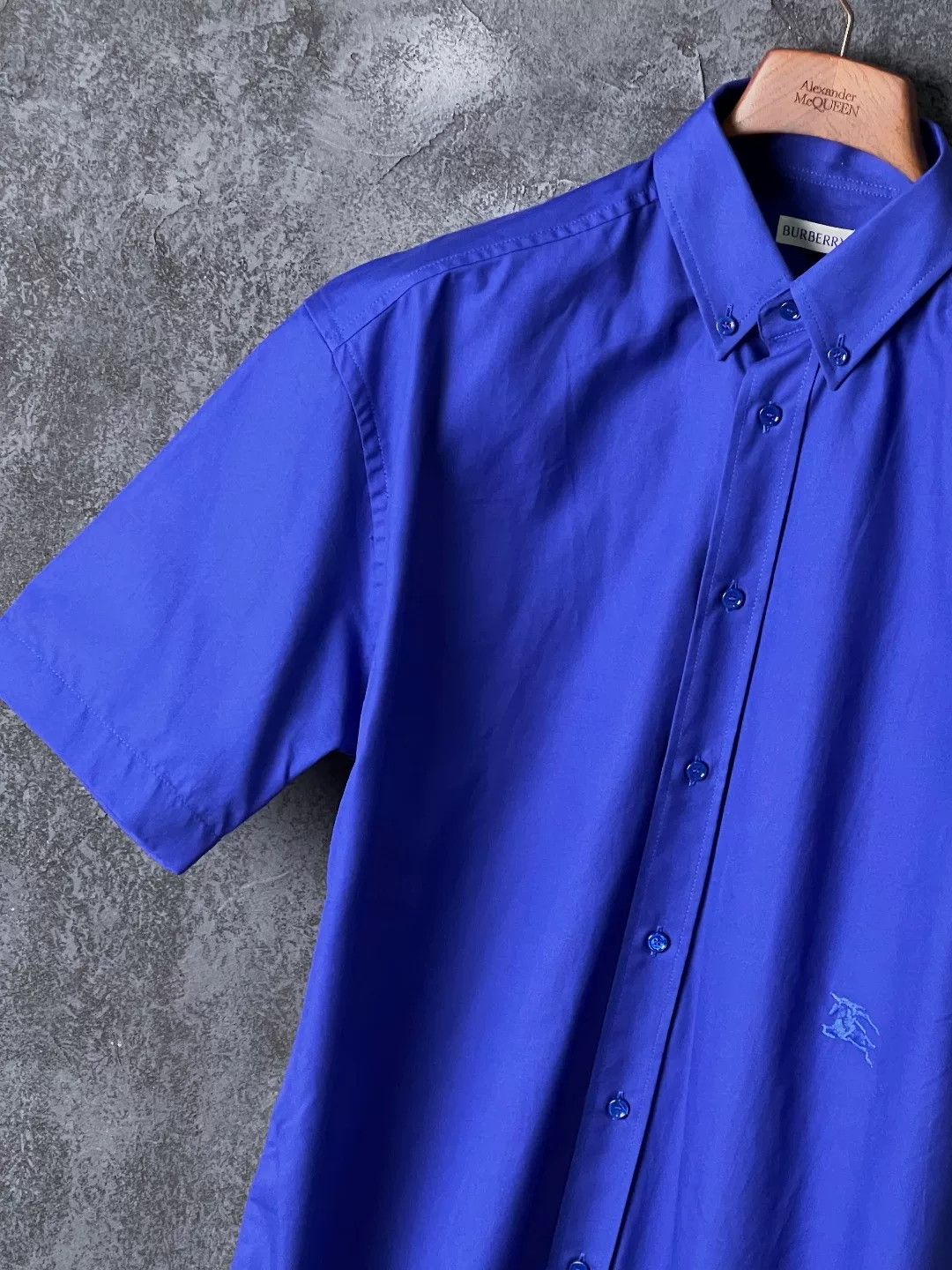 Burberry Burberry Cotton Blue Shirt xl Men Size US XL / EU 56 / 4 - 4 Thumbnail