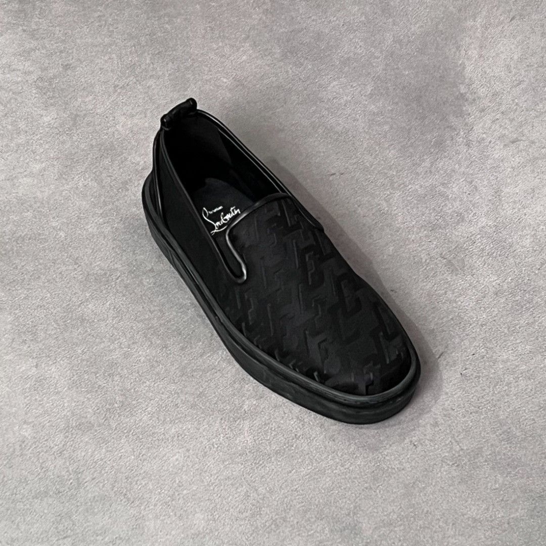 Christian Louboutin Christian Louboutin Leather Black Lowtop Sneakers 7 Men Size US 7 / EU 40 - 5 Thumbnail