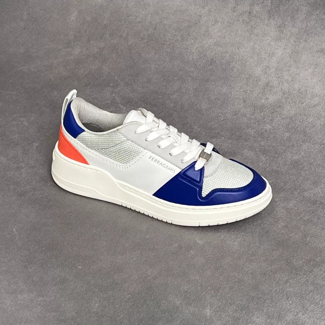 Salvatore Ferragamo Salvatore Ferragamo Leather Multi Lowtop Sneakers 6 Men Size US 6 / EU 39 - 4 Thumbnail