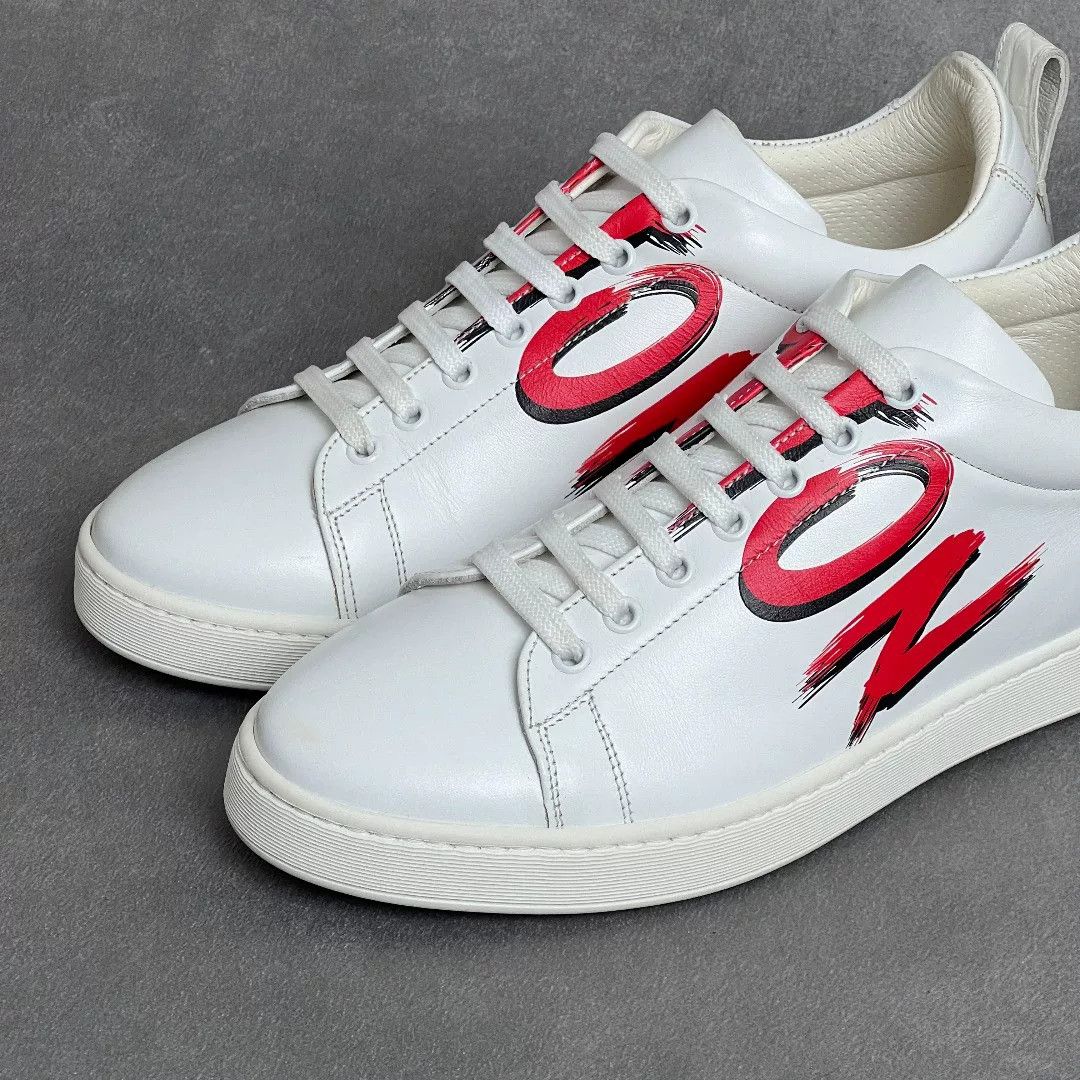 Kiton Kiton Casual Printed Lowtop Sneakers 9.5 Men Size US 9.5 / EU 42-43 - 3 Thumbnail