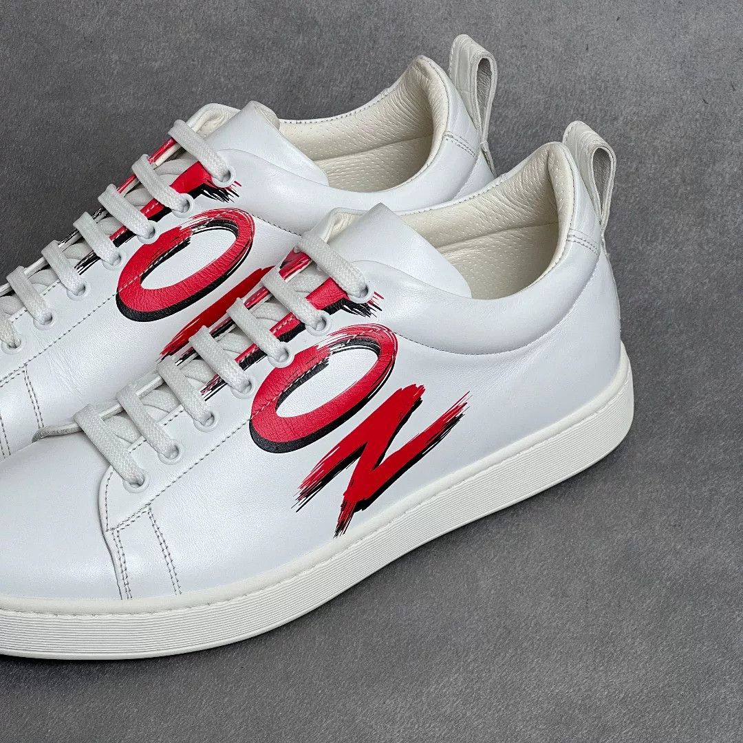 Kiton Kiton Casual Printed Lowtop Sneakers 9.5 Men Size US 9.5 / EU 42-43 - 2 Thumbnail