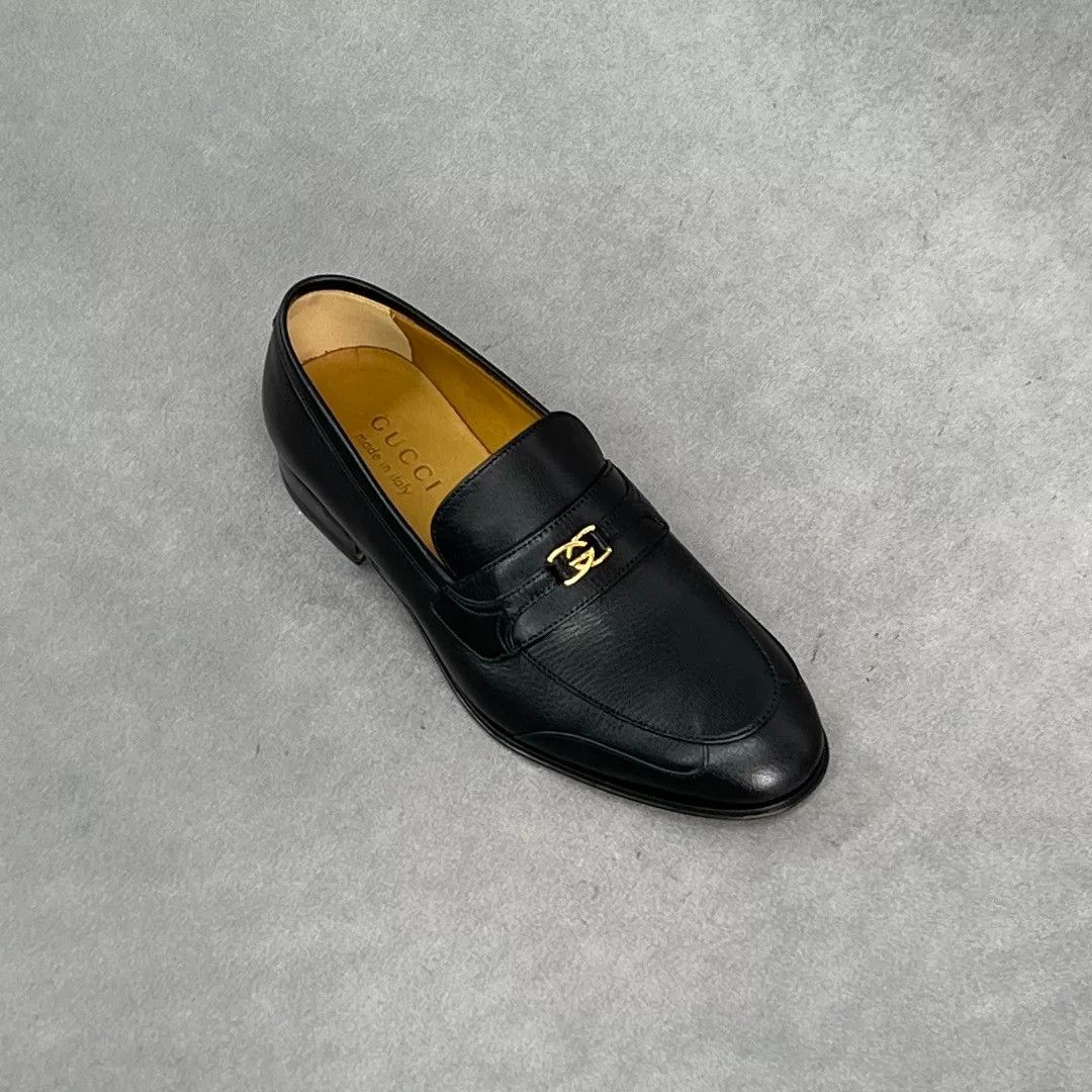 Gucci Gucci Leather Black Lowtop Sneakers 9 Men Size US 9 / EU 42 - 5 Thumbnail