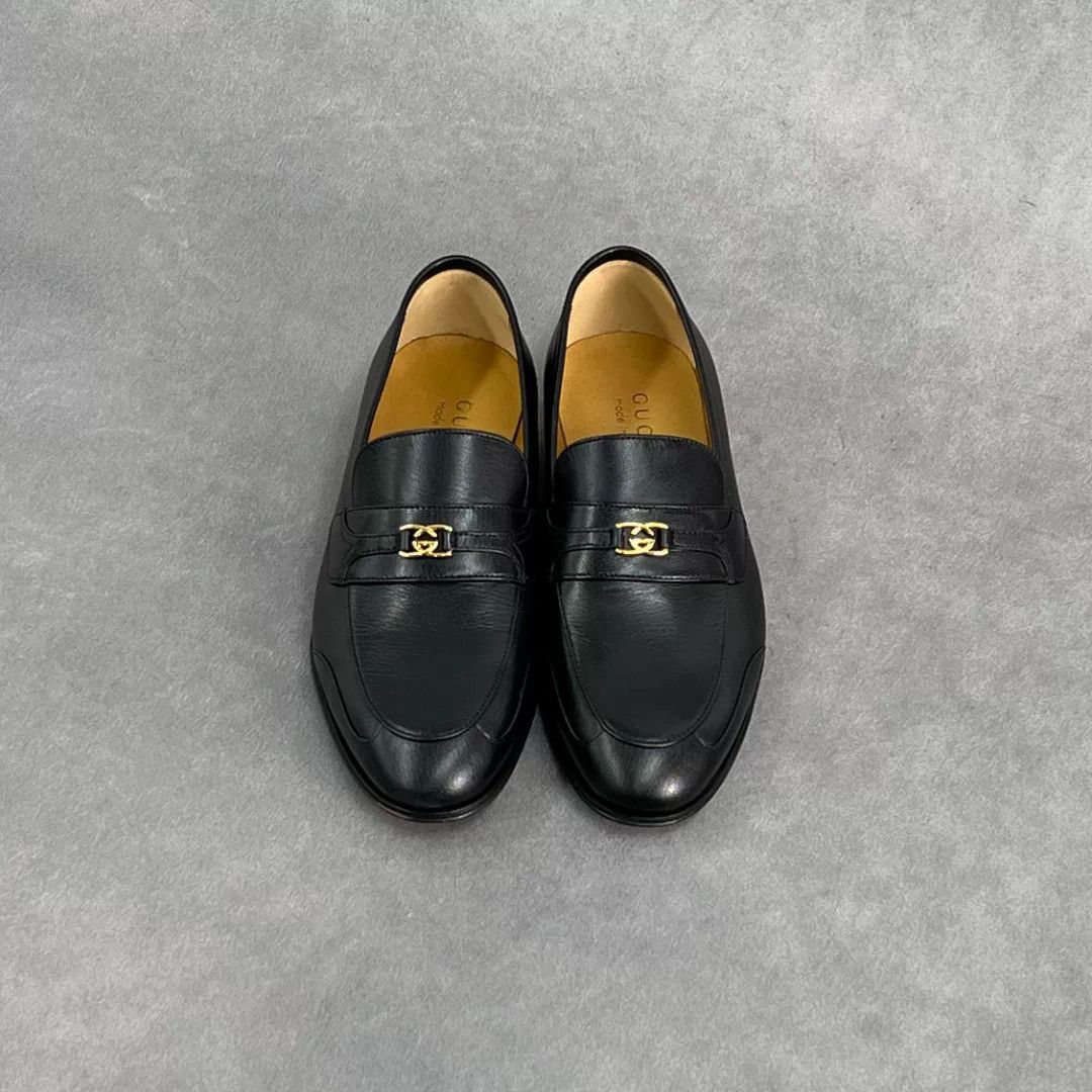Gucci Gucci Leather Black Lowtop Sneakers 9 Men Size US 9 / EU 42 - 6 Thumbnail