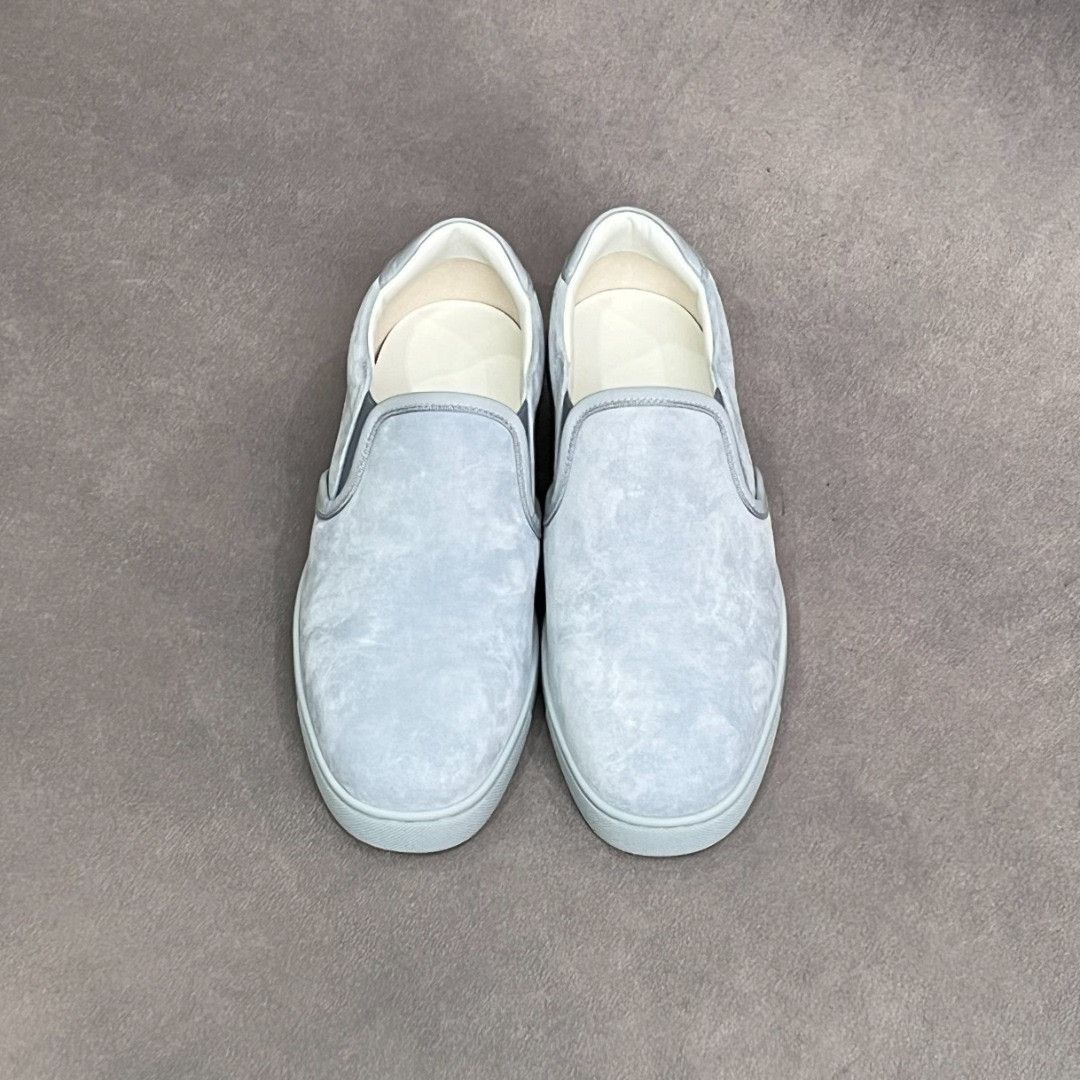Christian Louboutin Christian Louboutin Leather Blue Lowtop Sneakers 6 Men Size US 6 / EU 39 - 7 Thumbnail