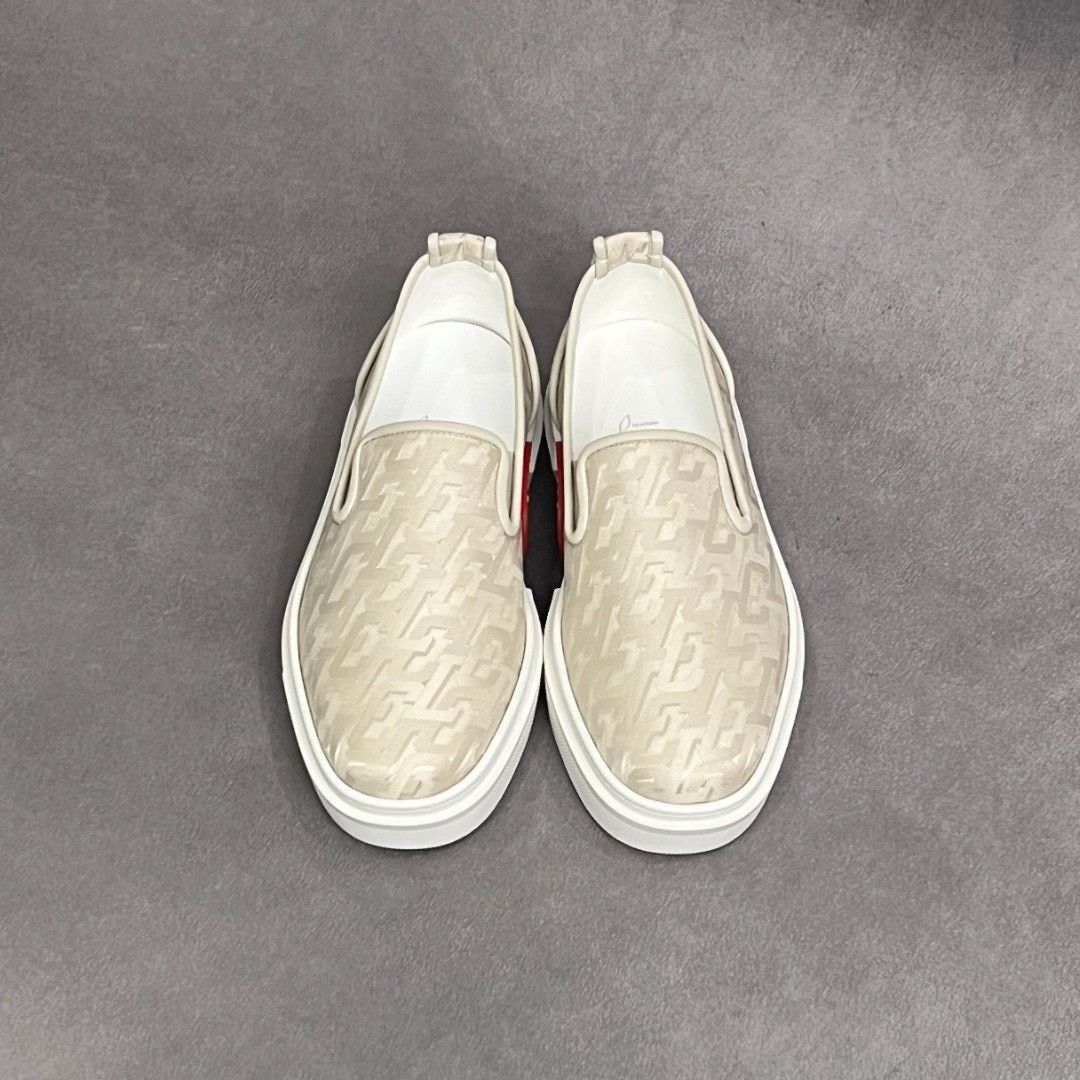 Christian Louboutin Christian Louboutin Leather White Lowtop Sneakers 6 Men Size US 6 / EU 39 - 7 Thumbnail
