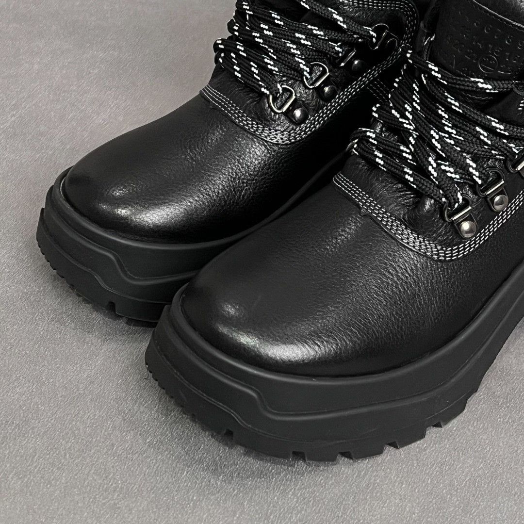 Maison Margiela Maison Margiela Leather Black Boots us_5 Women Size US 5 / IT 35 - 3 Thumbnail